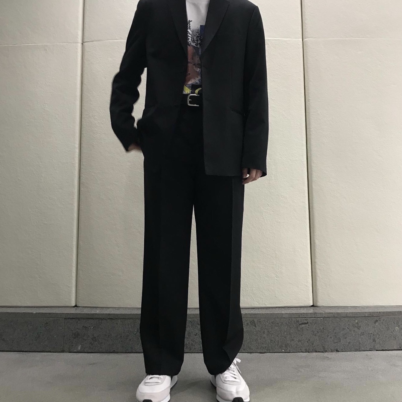 Nike Air Tailwind 79 White Phantom Black 착용 스타일