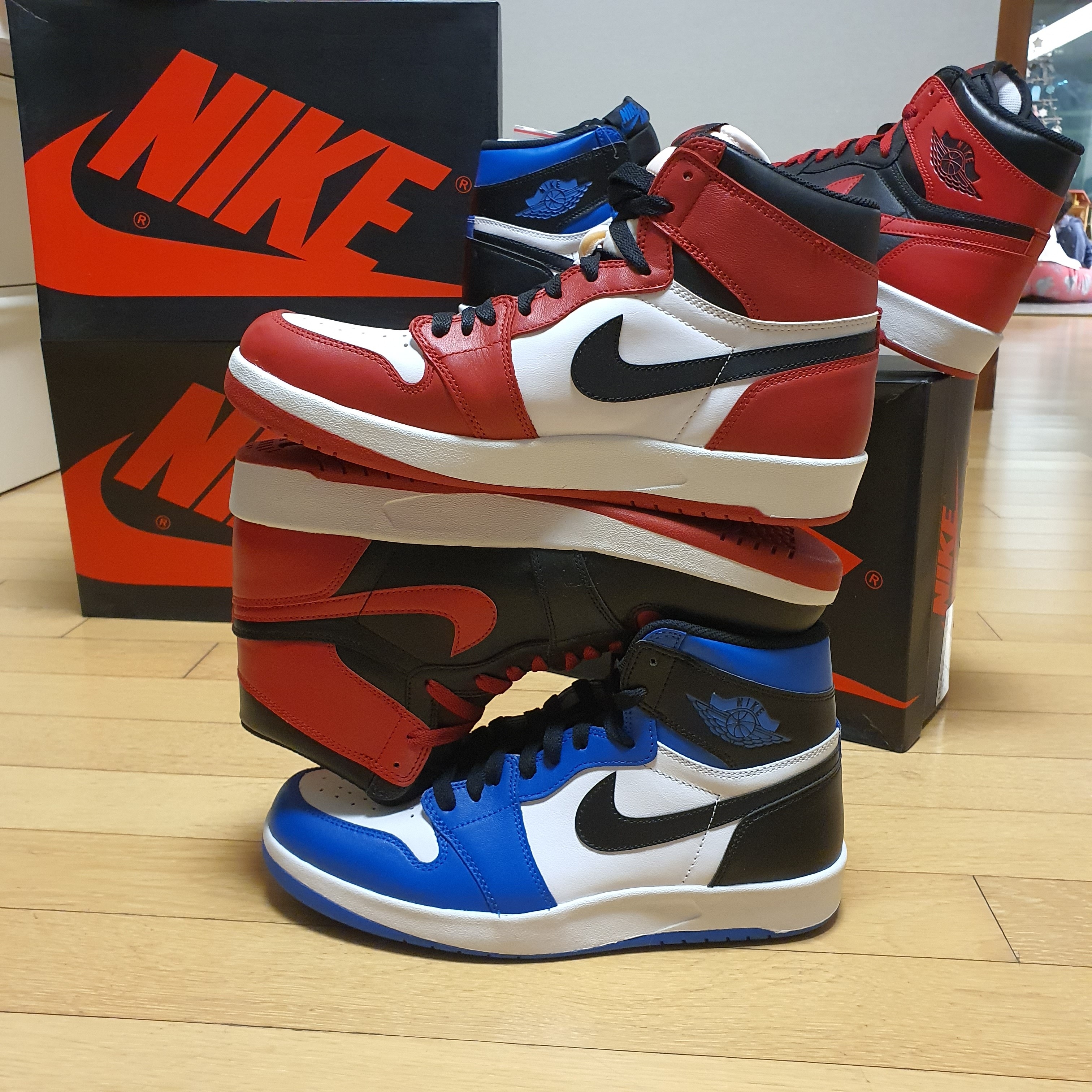 Jordan 1.5 Retro Reverse Fragment, Jordan 1.5 Retro Chicago 2015 착용 스타일 - 3