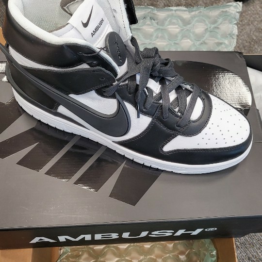 Nike x Ambush Dunk High Black 착용 스타일