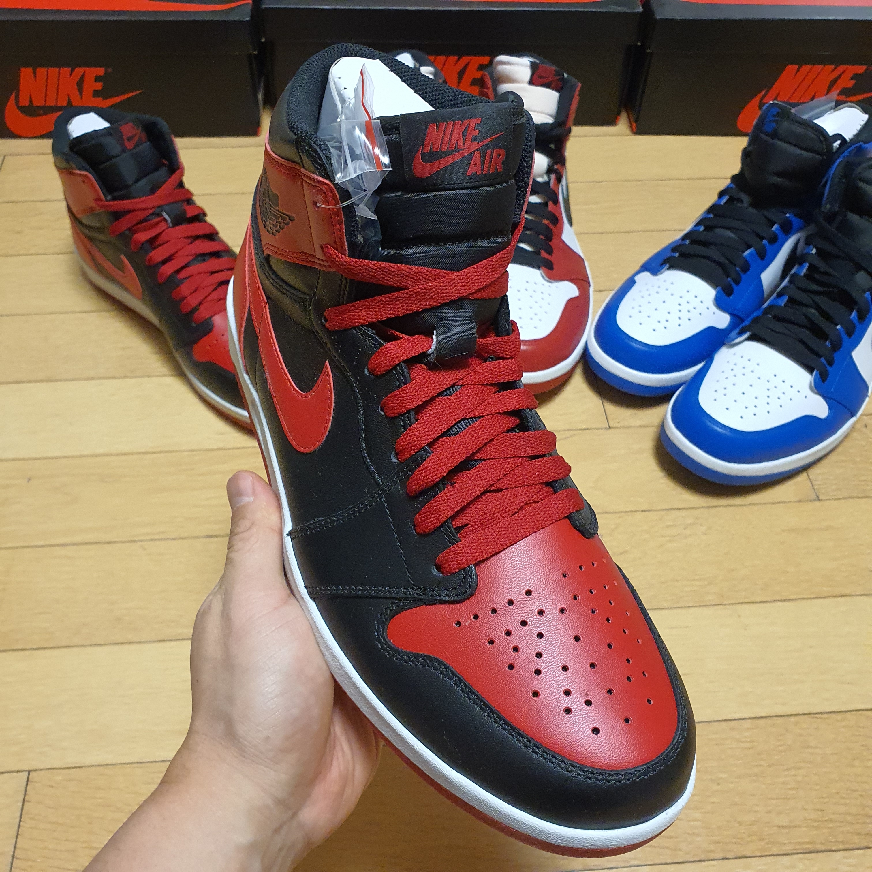 Jordan 1.5 Retro Reverse Fragment, Jordan 1.5 Retro Chicago 2015 착용 스타일 - 1