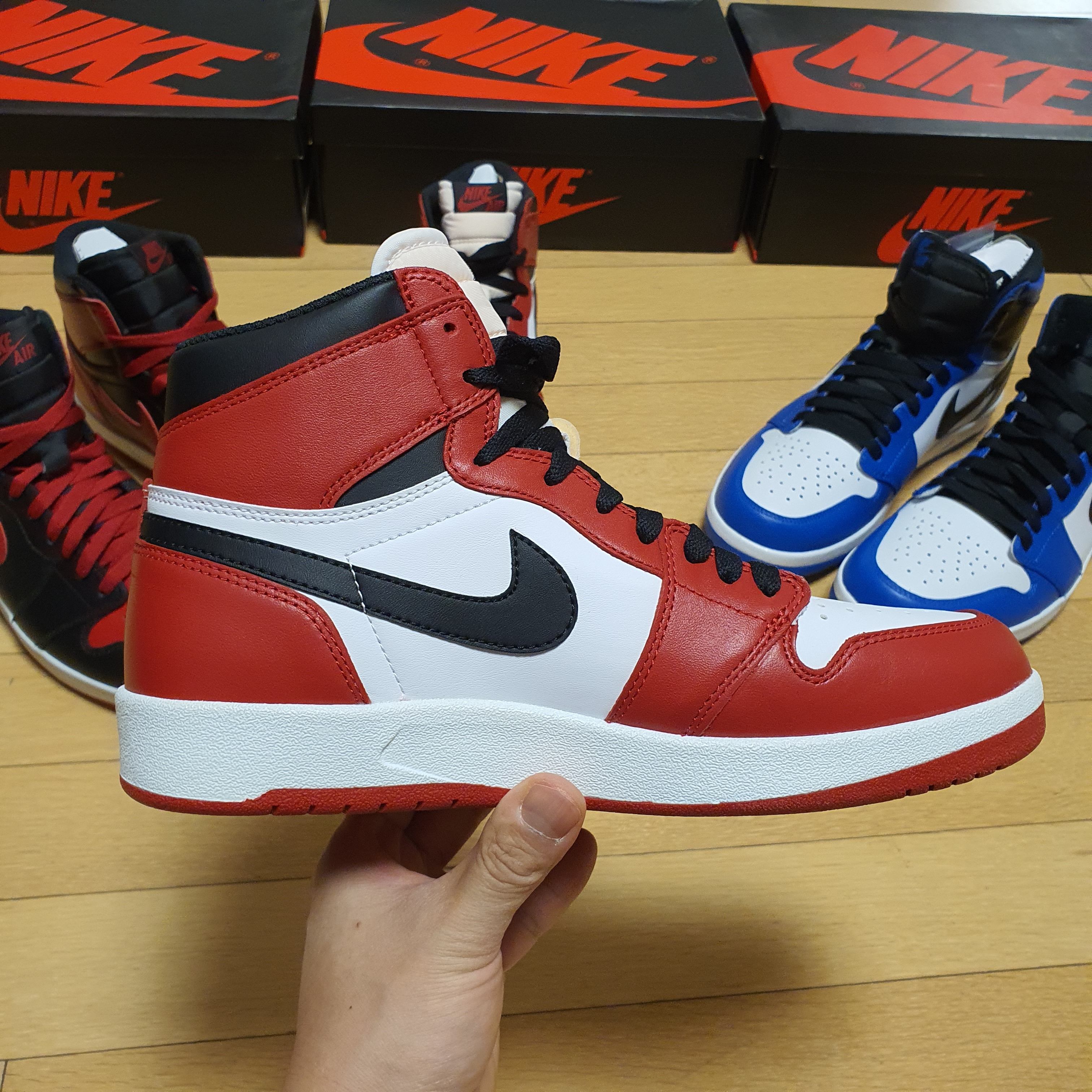 Jordan 1.5 Retro Reverse Fragment, Jordan 1.5 Retro Bred 착용 스타일 - 3