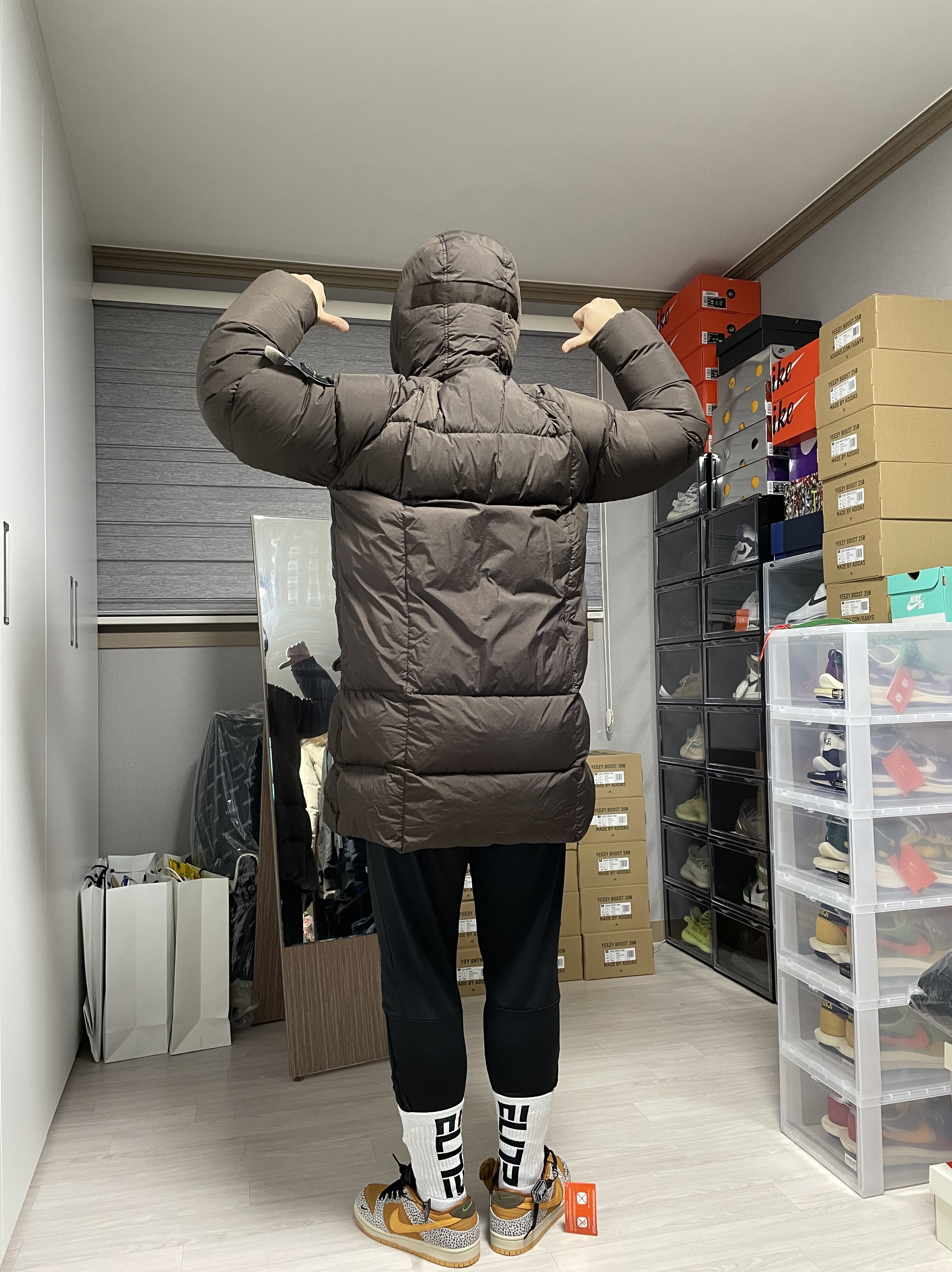 Nike SB Dunk Low Pro Safari 착용 스타일 - 2