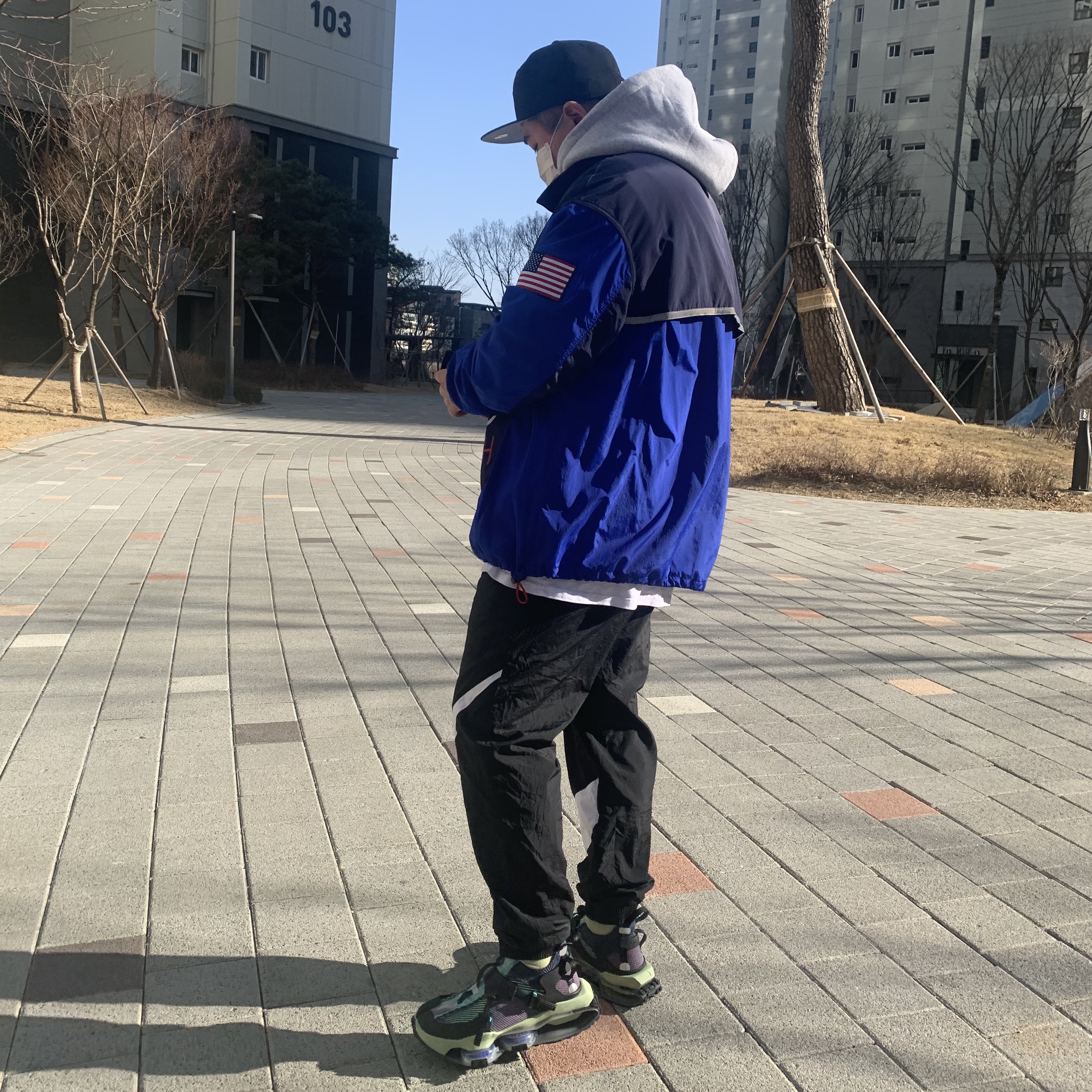 Nike ISPA Road Warrior Clear Jade 착용 스타일