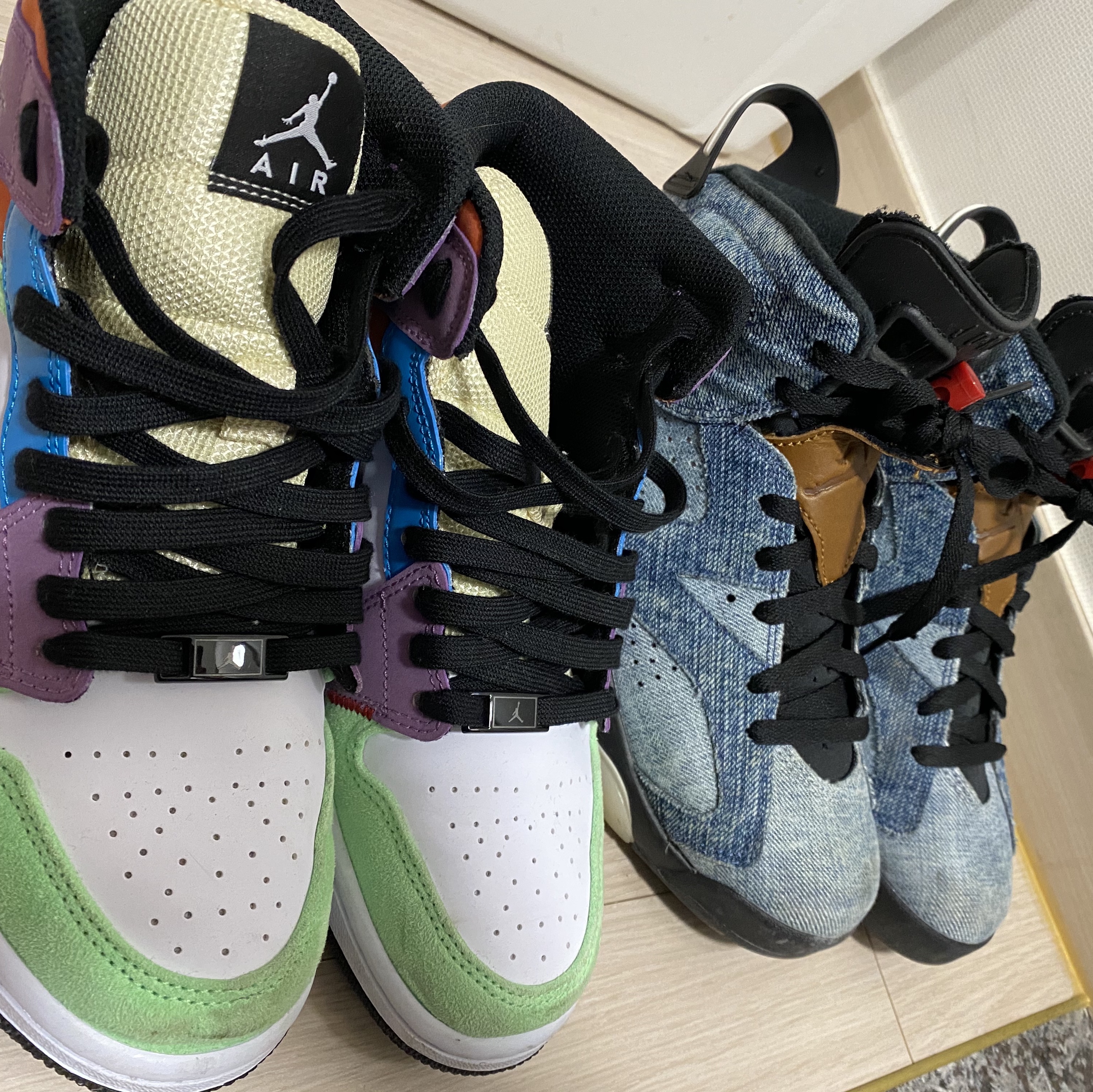 Jordan 6 Retro Washed Denim 착용 스타일