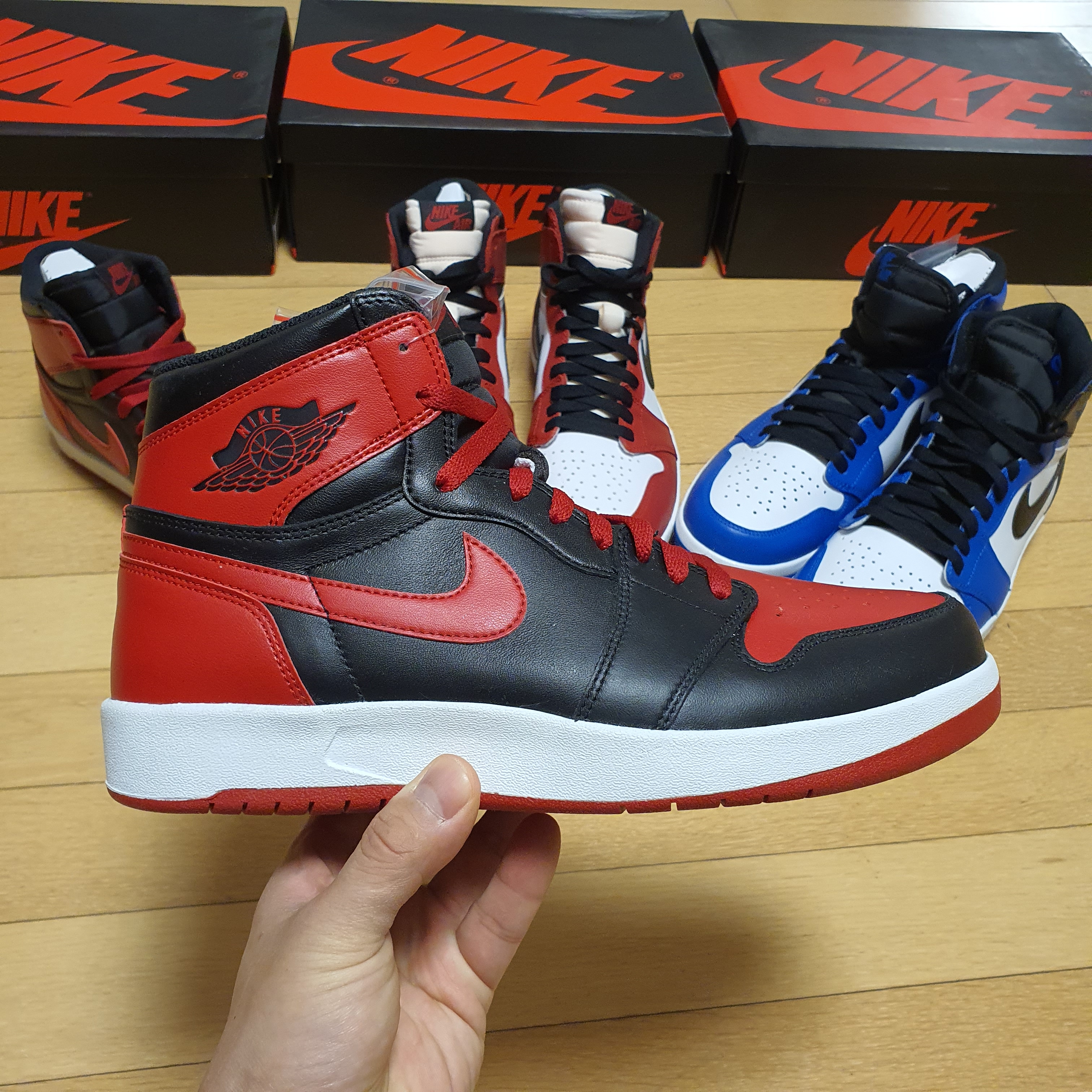 Jordan 1.5 Retro Reverse Fragment, Jordan 1.5 Retro Chicago 2015 착용 스타일 - 2