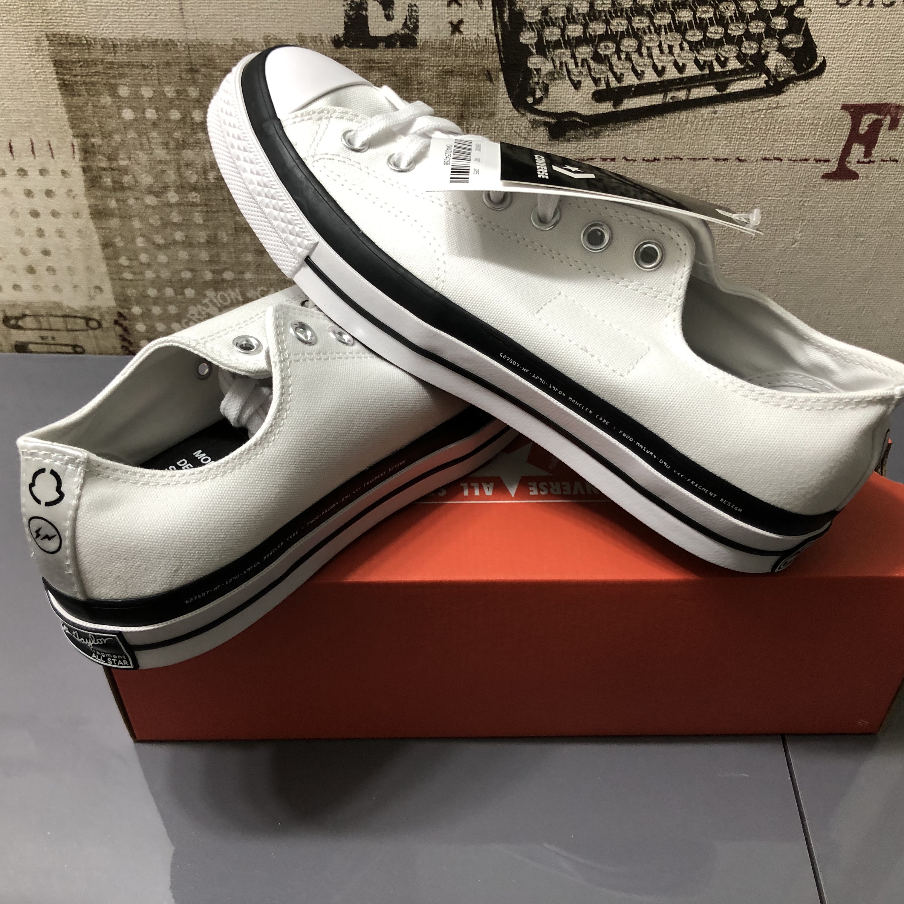 Converse x Moncler x Fragment Chuck 70 Ox White 착용 스타일