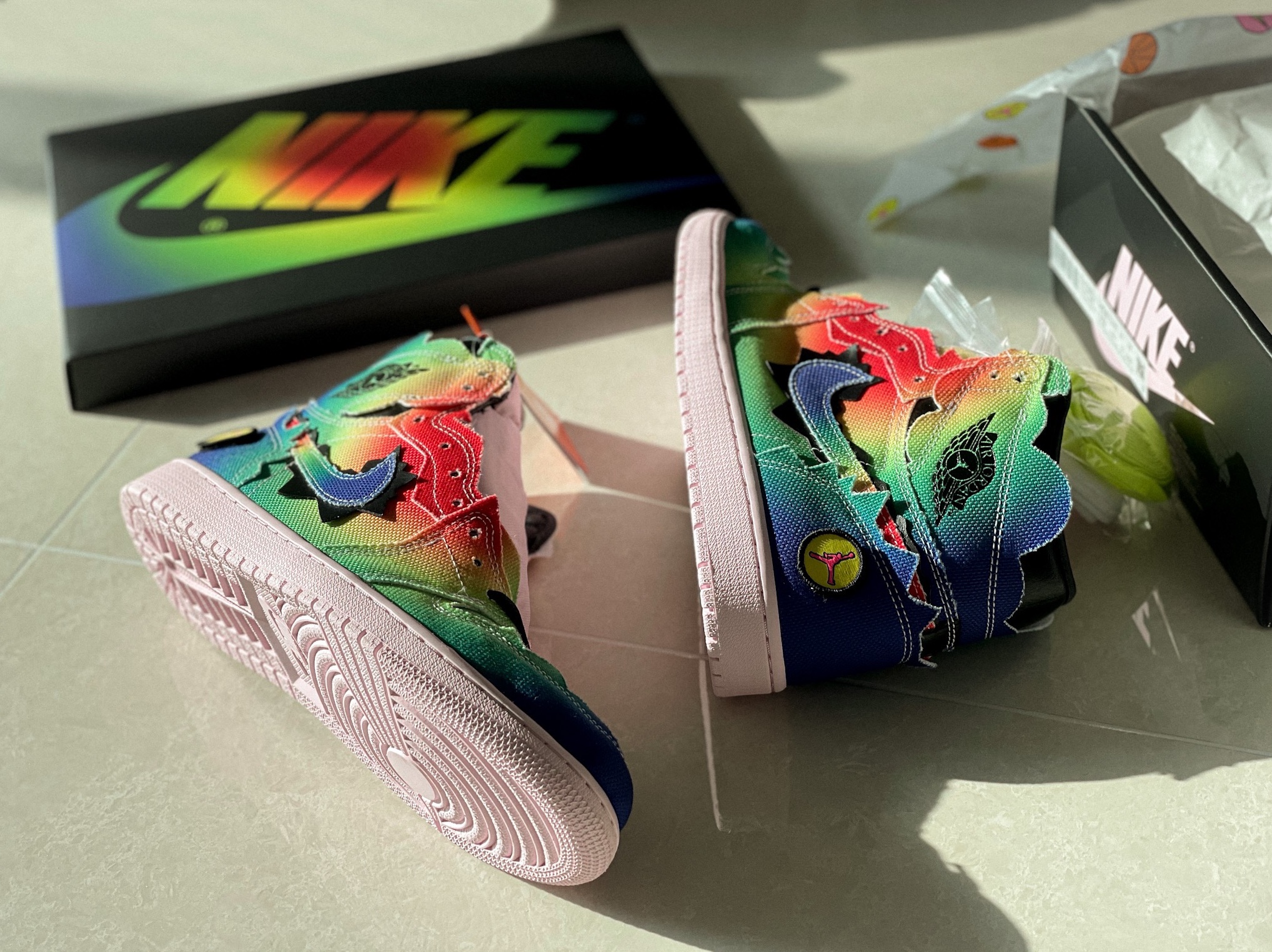 Jordan 1 x J Balvin Retro High OG 착용 스타일