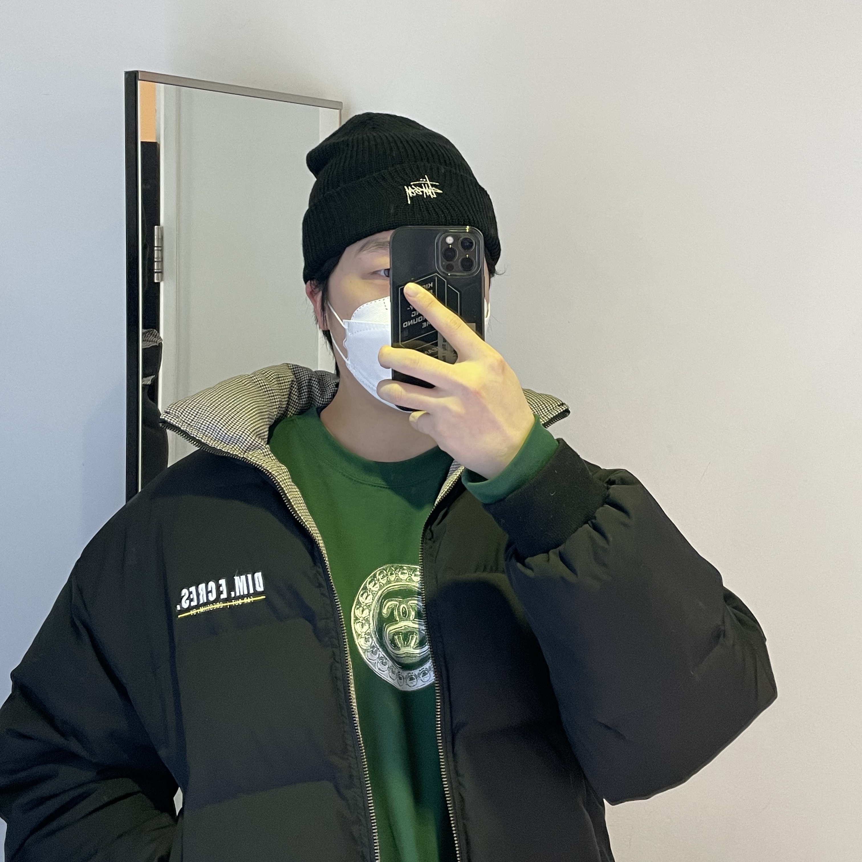 Nike x Stussy Big Swoosh LS T-Shirt Green - US/EU 착용 스타일