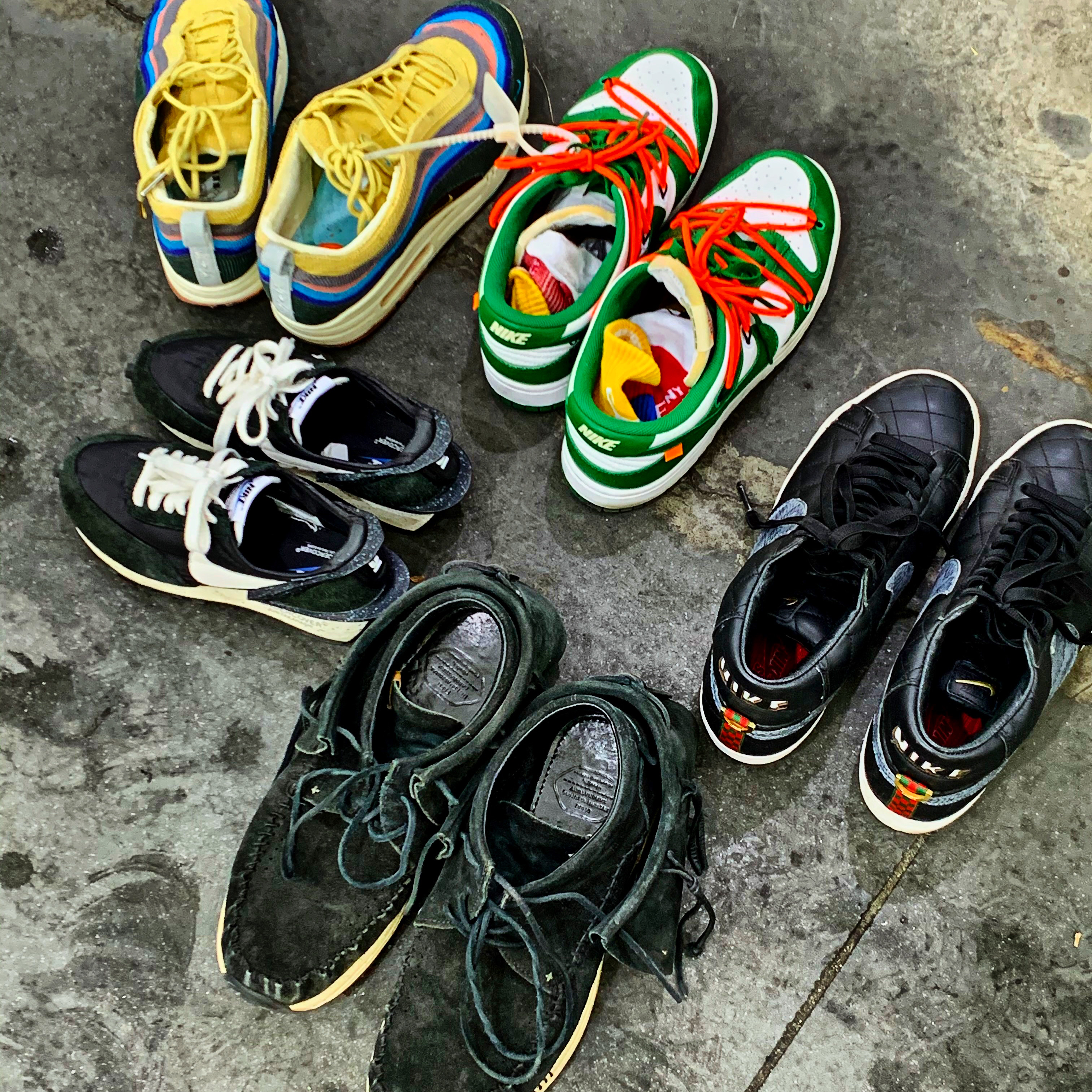 Nike x Supreme SB Blazer Black 2006, Nike x Undercover Daybreak Black 착용 스타일