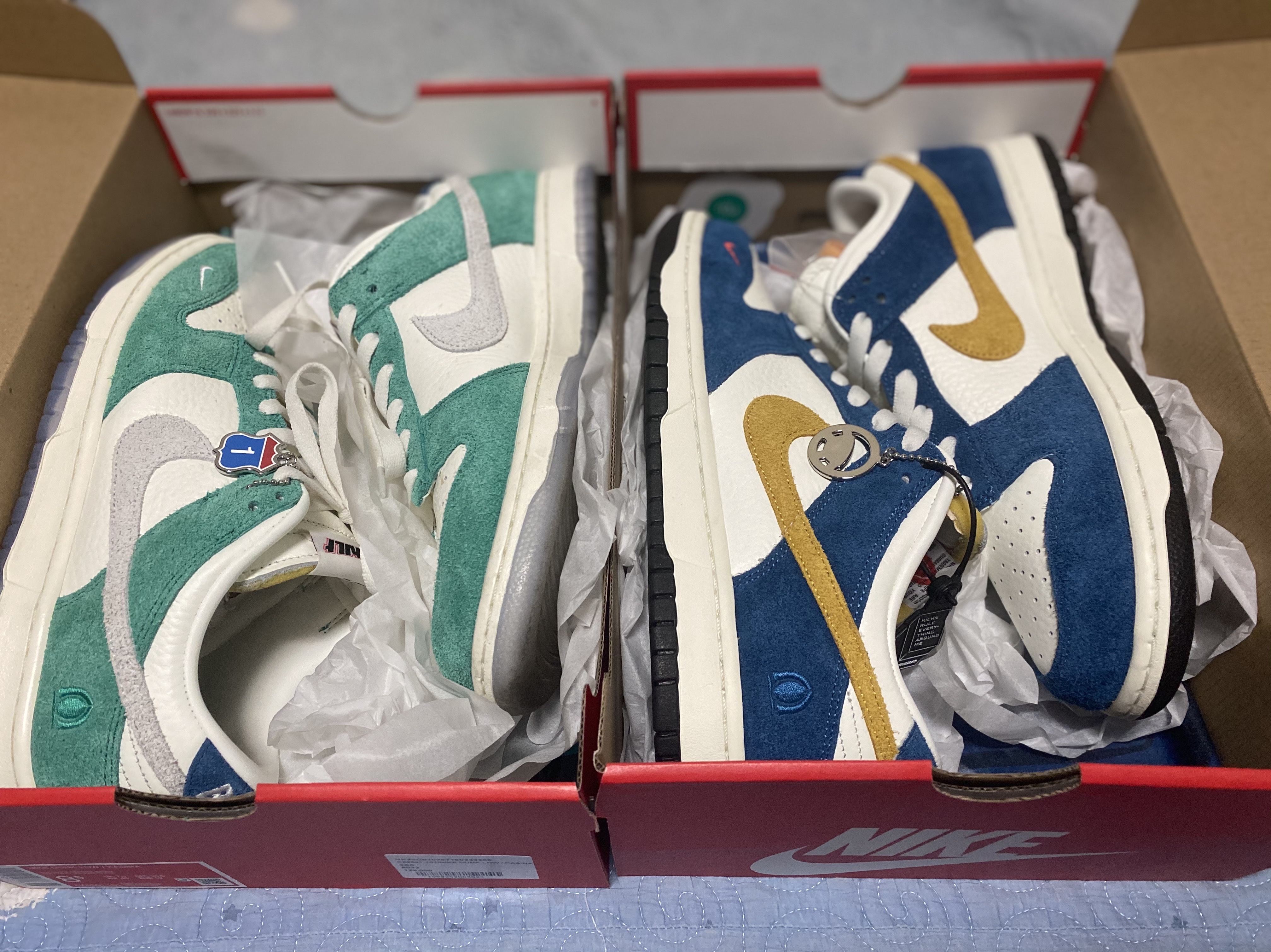 Nike x Kasina Dunk Low 80's Bus, Nike x Kasina Dunk Low Road Sign - Kasina Exclusive 착용 스타일