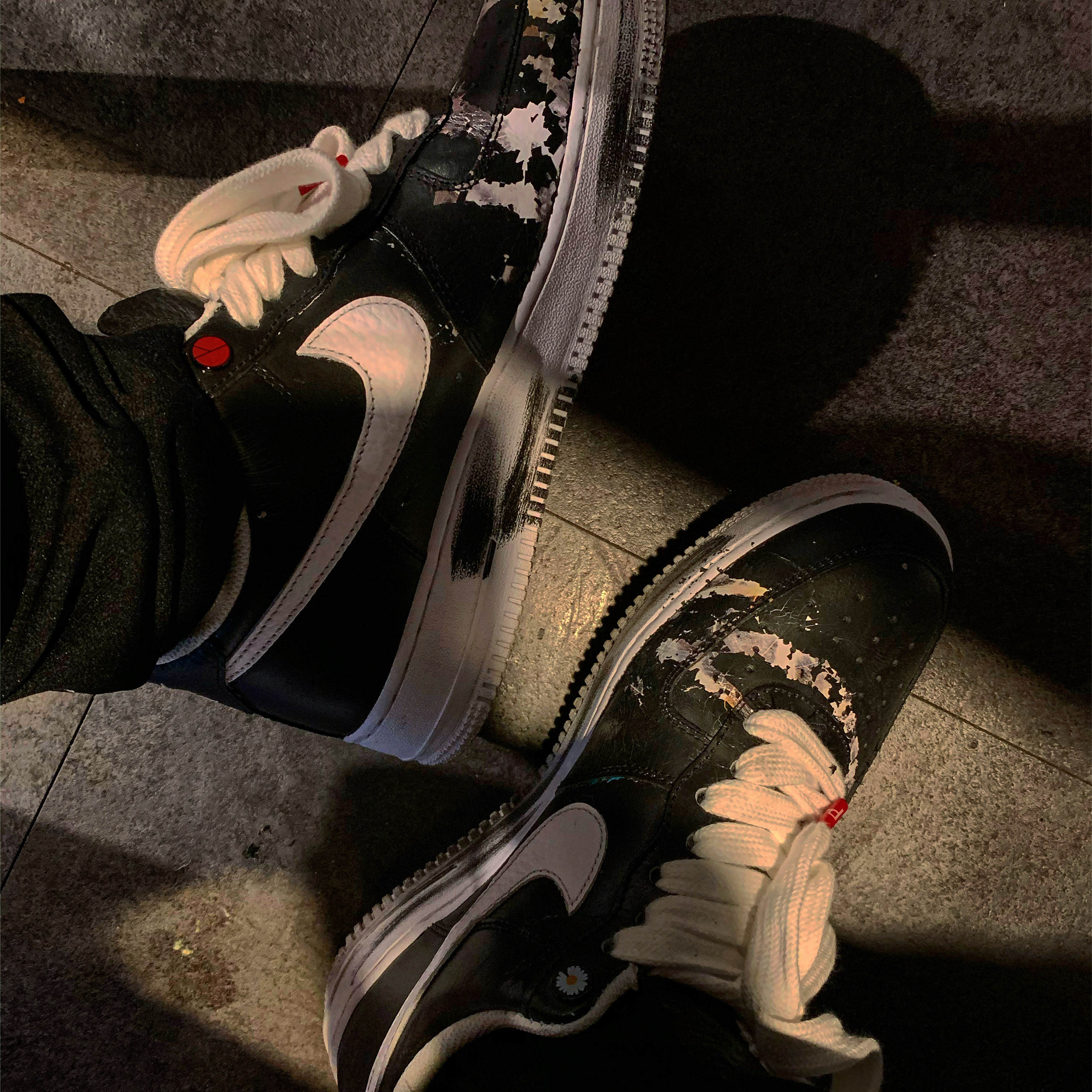 Nike x Peaceminusone Air Force 1 Low Para-Noise 착용 스타일