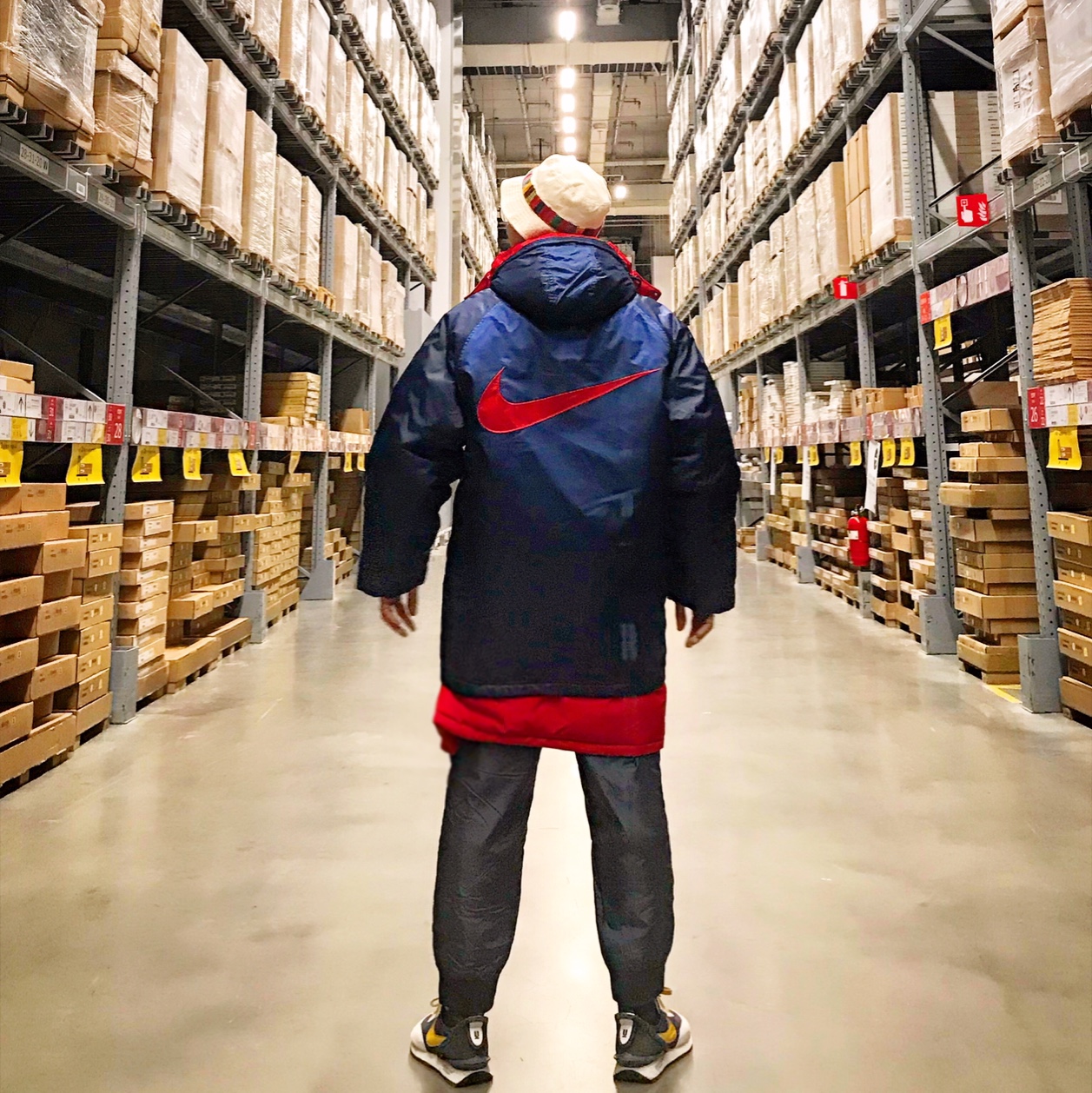 (W) Nike x Undercover Daybreak Obsidian 착용 스타일