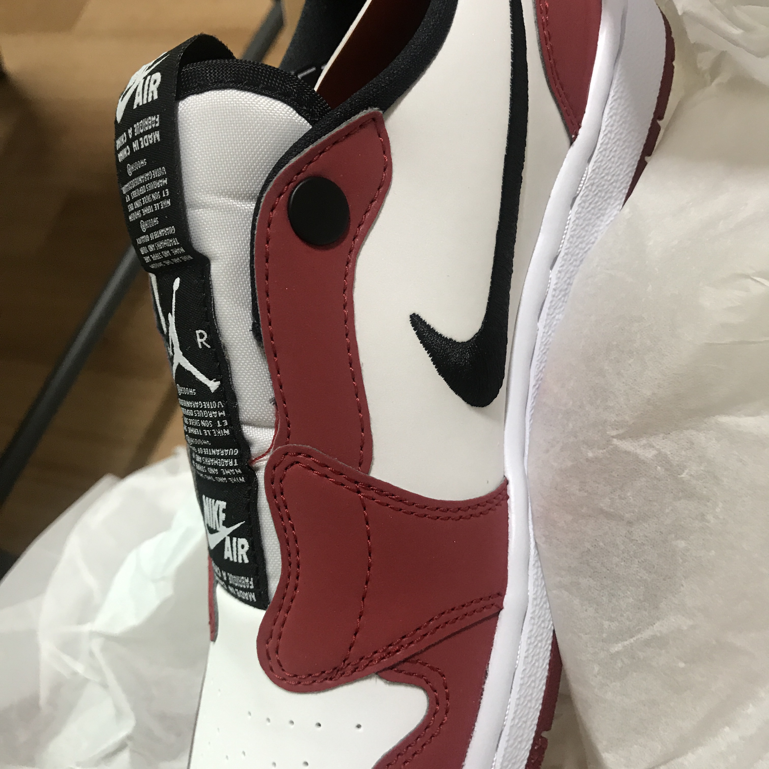 (W) Jordan 1 Low Slip NRG Chicago 착용 스타일 - 5