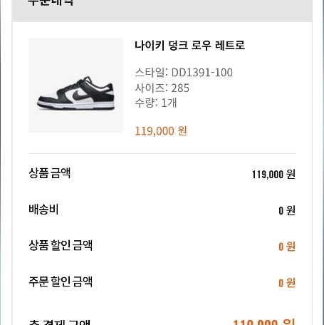 Nike Dunk Low Retro Black 착용 스타일