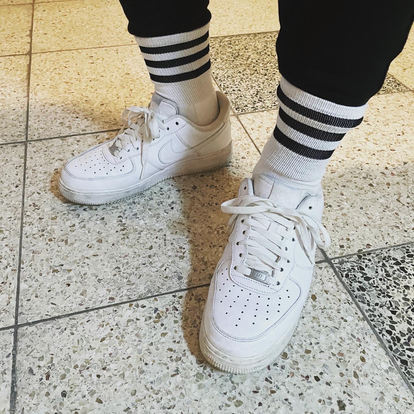 Nike Air Force 1 '07 Low White 착용 스타일