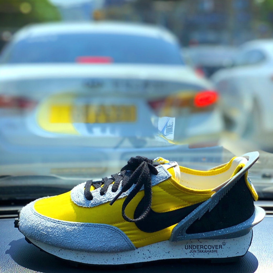 Nike x Undercover Daybreak Bright Citron 착용 스타일