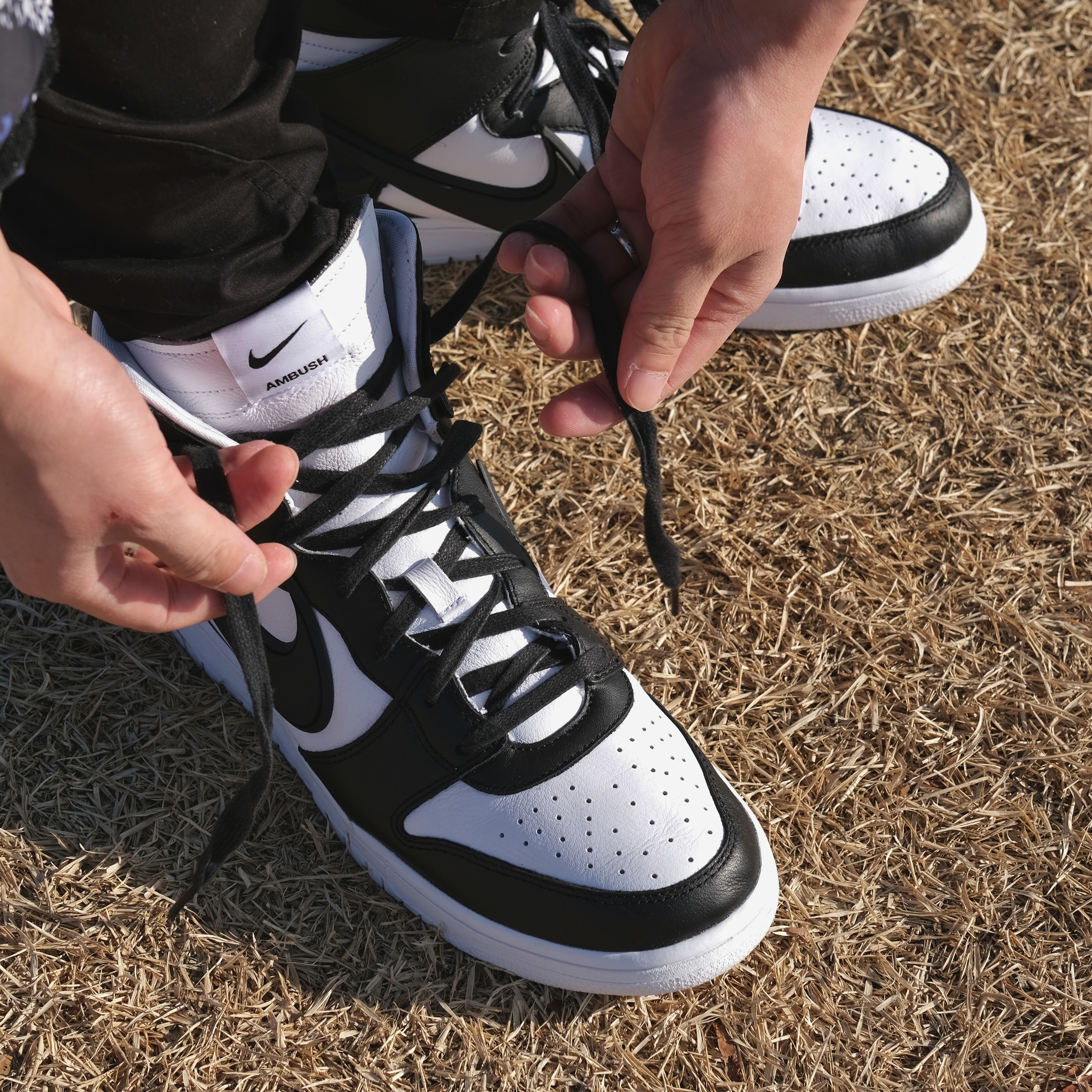 Nike x Ambush Dunk High Black 착용 스타일