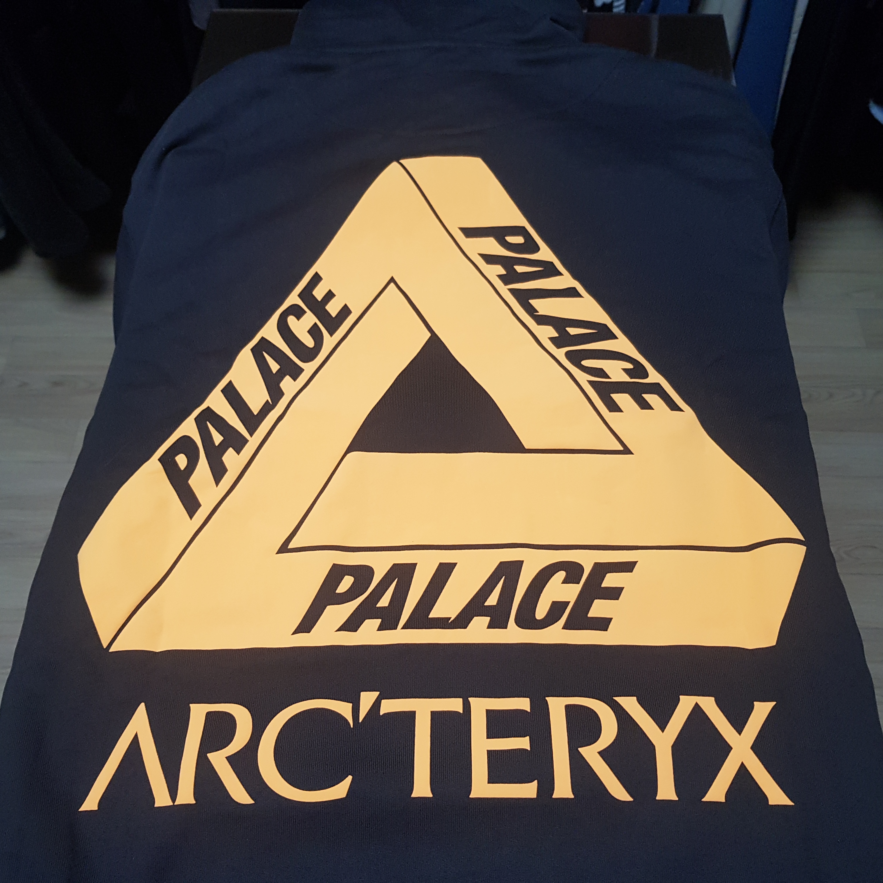 Palace x Arc'teryx Hood Black - 20FW 착용 스타일 - 1