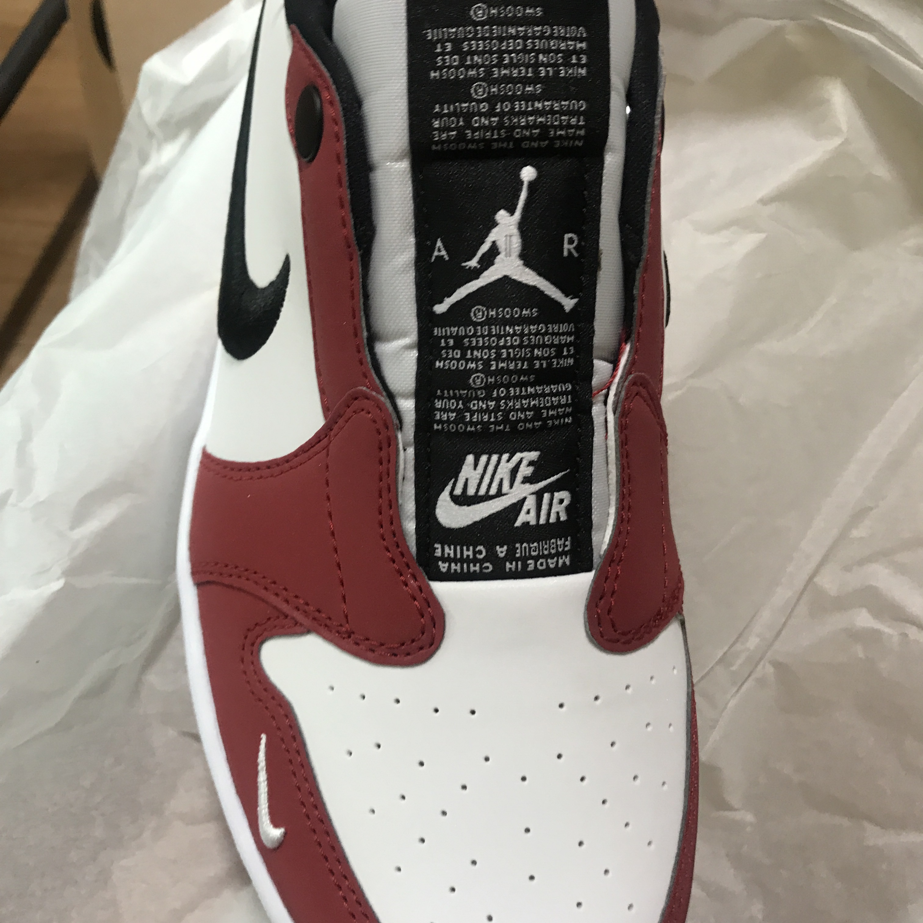 (W) Jordan 1 Low Slip NRG Chicago 착용 스타일 - 3