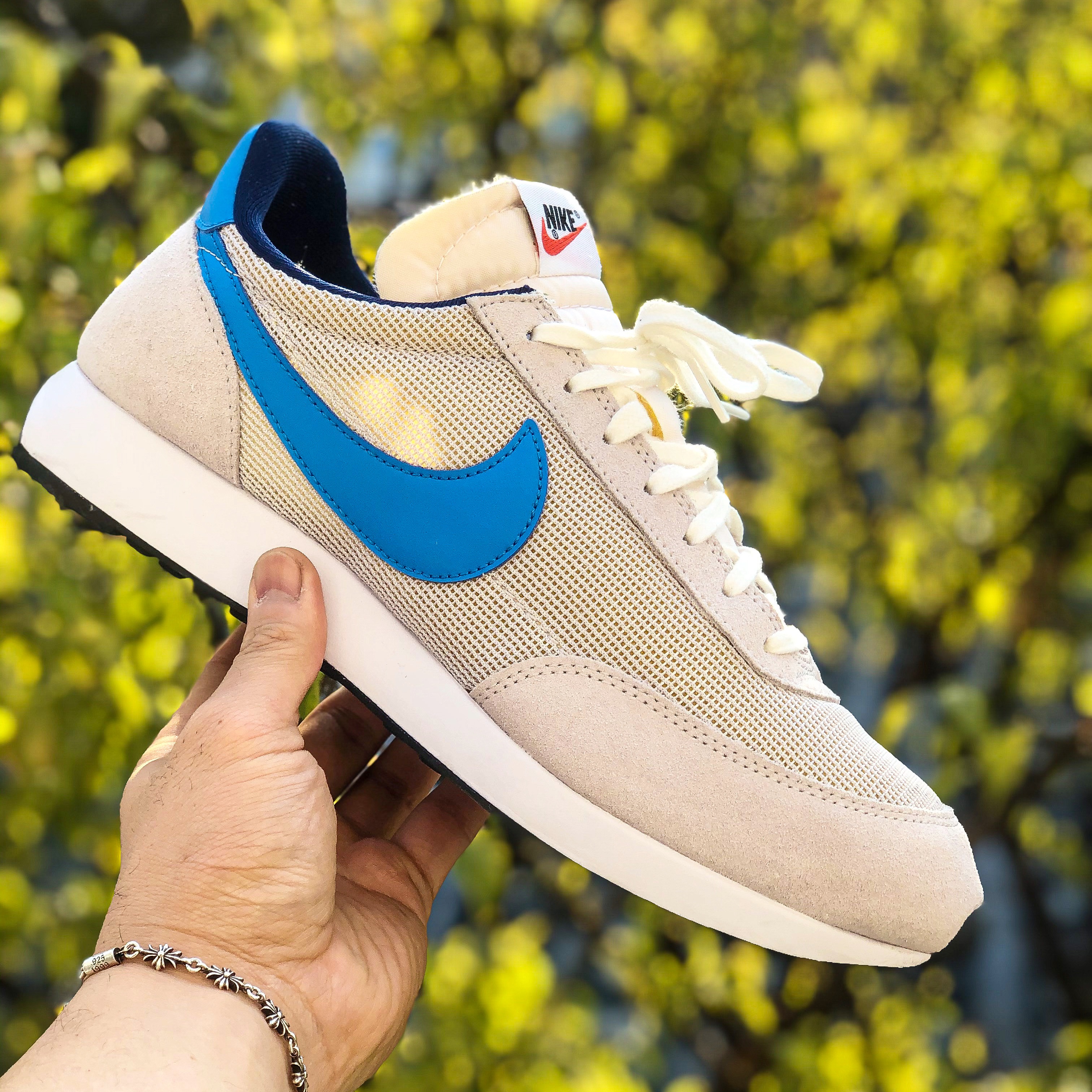 Nike Air Tailwind 79 OG Vast Grey Light Photo Blue 착용 스타일