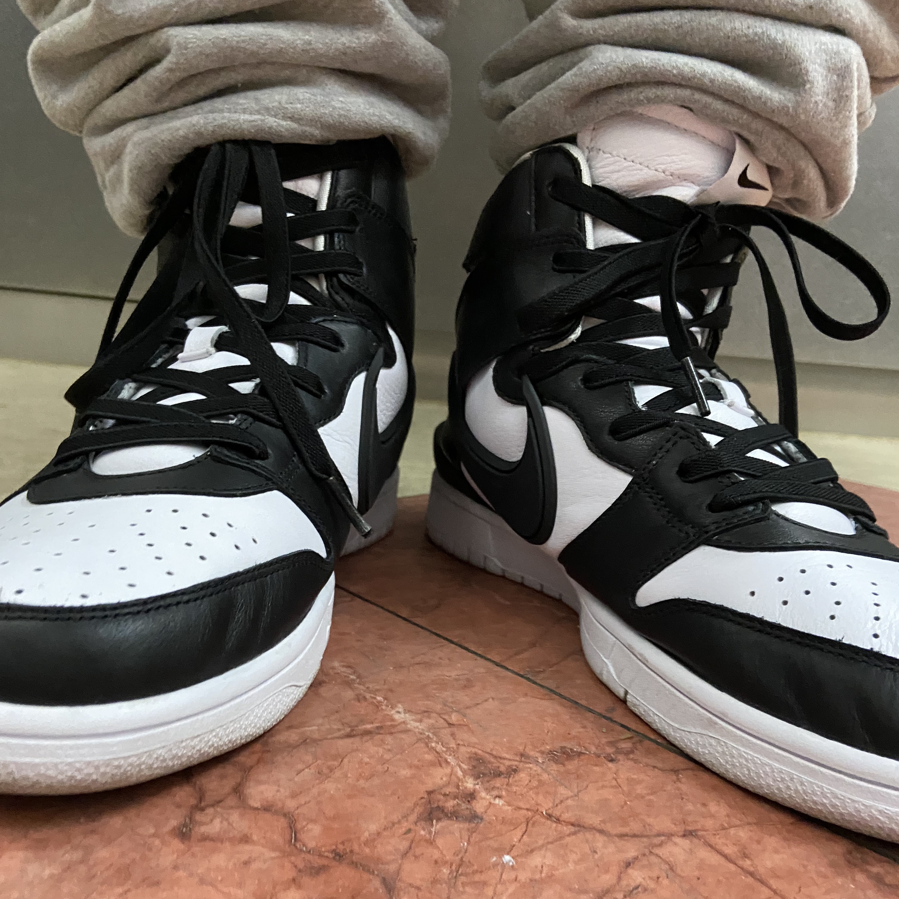 Nike x Ambush Dunk High Black 착용 스타일