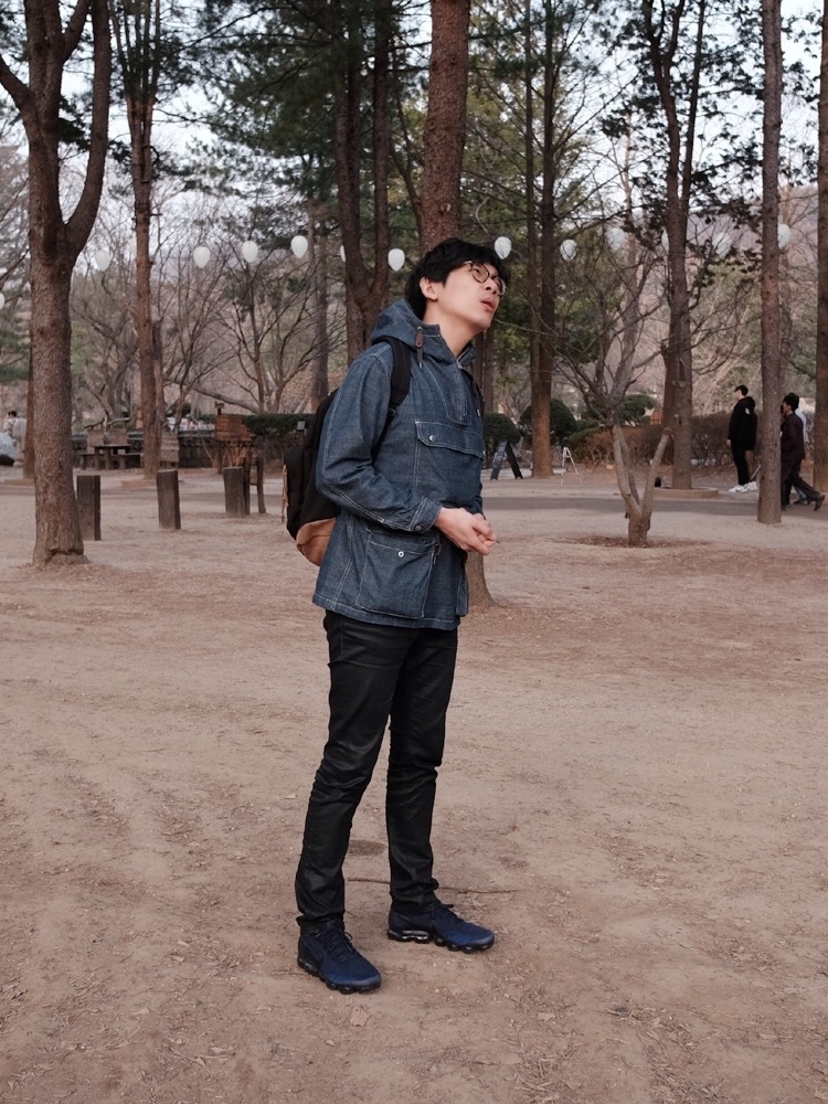 Nike Air VaporMax Midnight Navy 착용 스타일