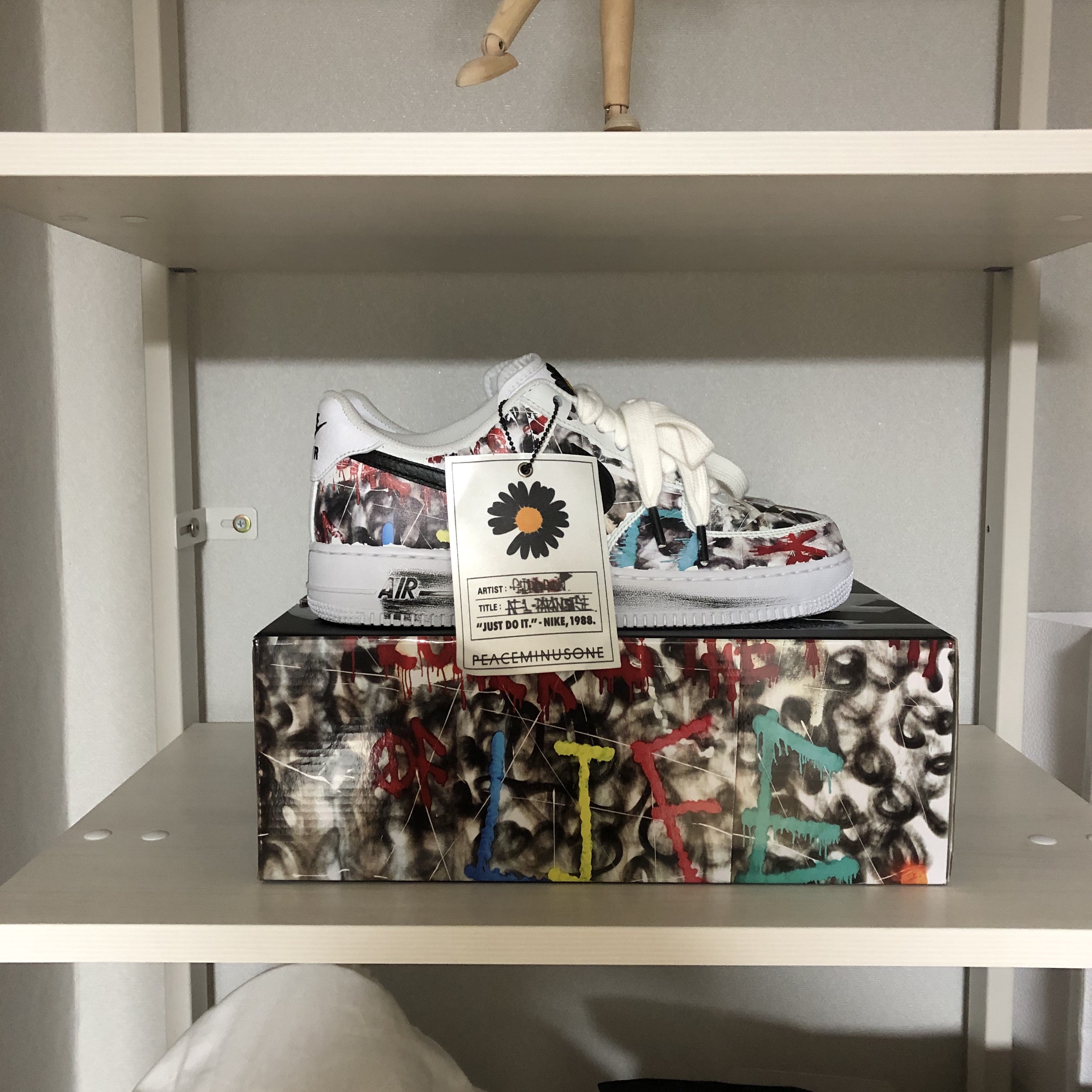 Nike x Peaceminusone Air Force 1 Low Para-Noise 2.0 착용 스타일 - 2