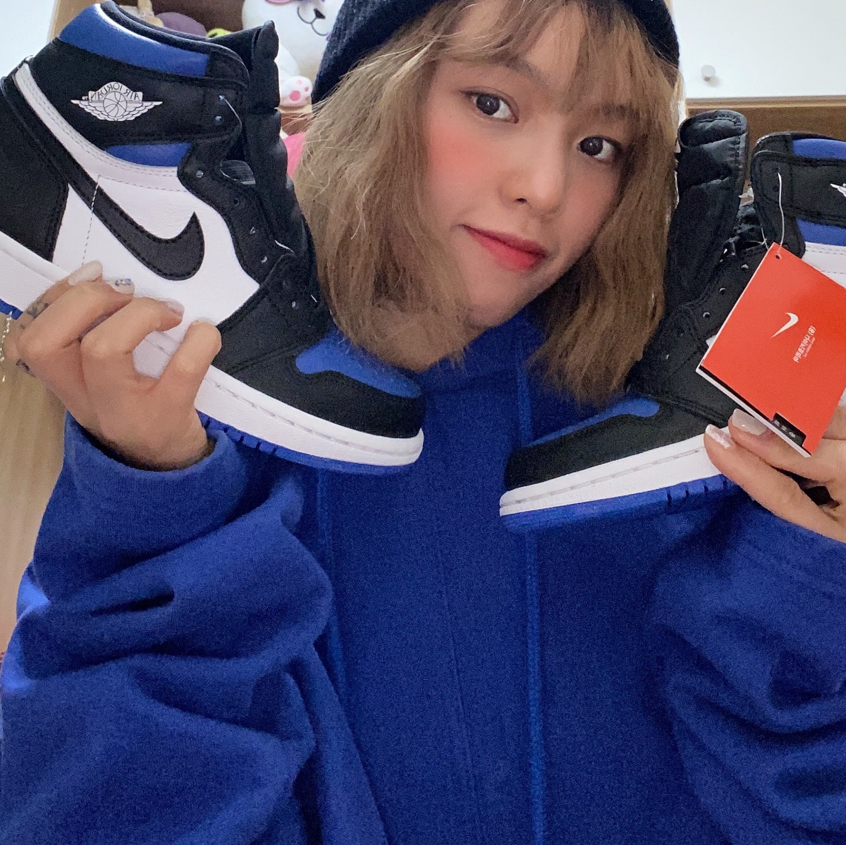 Jordan 1 Retro High OG Royal Toe 착용 스타일