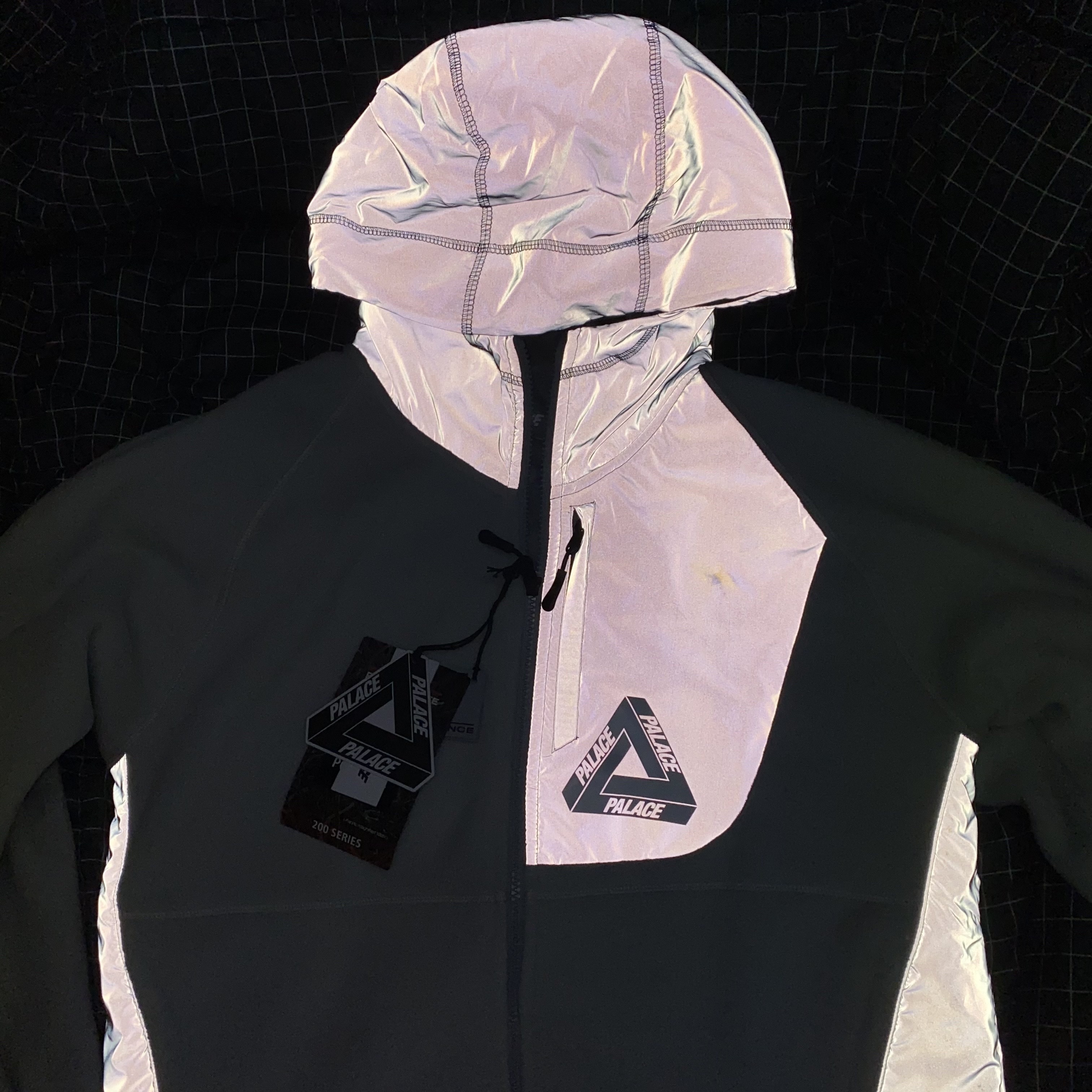 Palace Polartec Flecto Jacket Grey - 19FW 착용 스타일