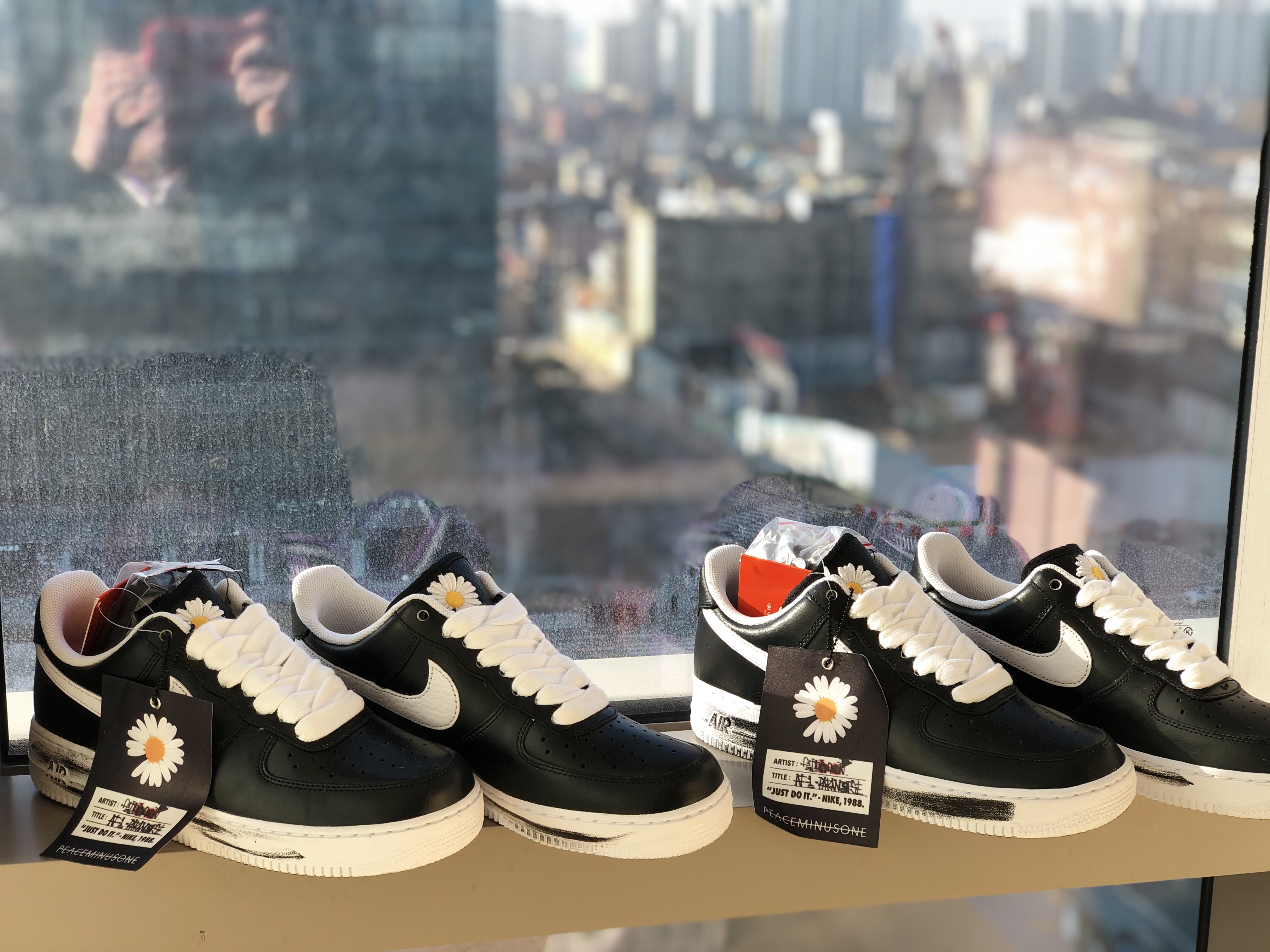 Nike x Peaceminusone Air Force 1 Low Para-Noise 착용 스타일 - 1