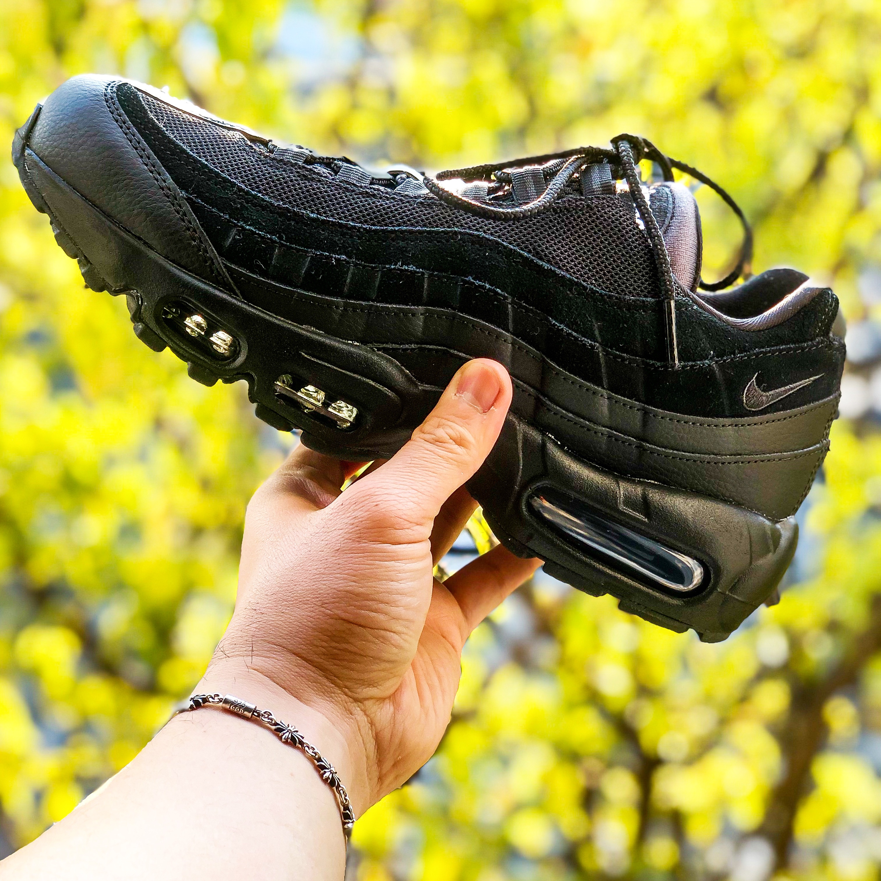 Nike Air Max 95 Essential Triple Black 2020 착용 스타일