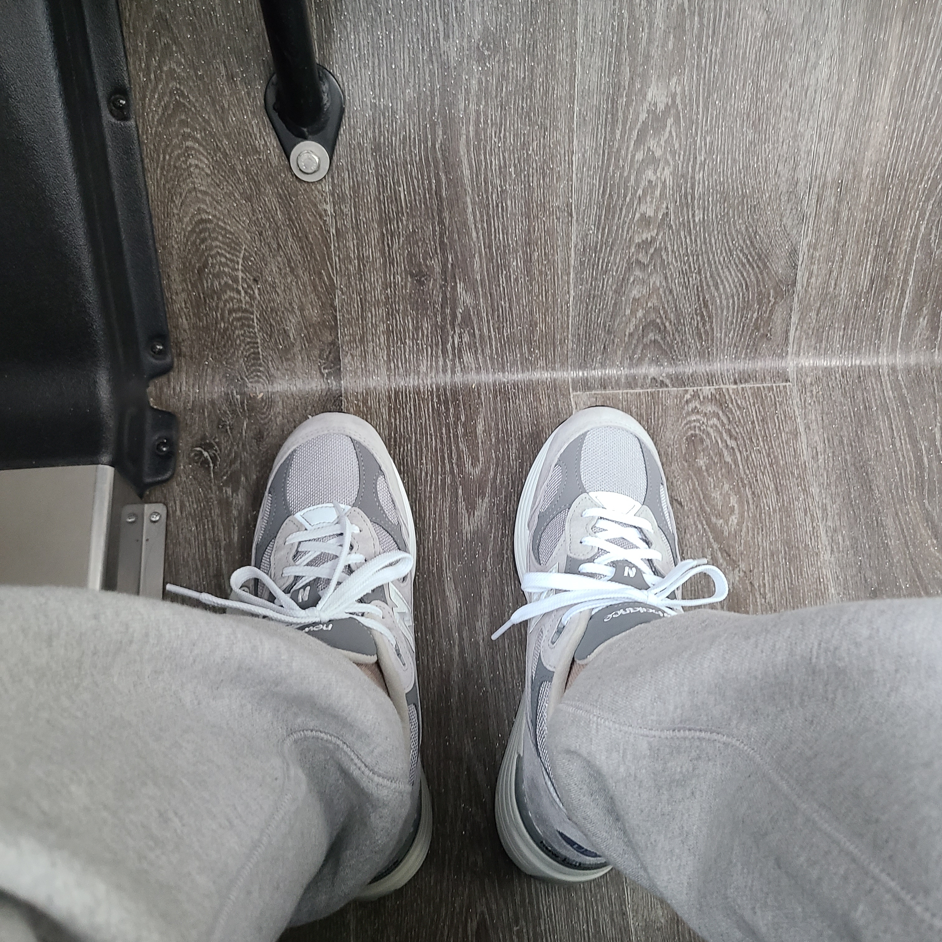 New Balance 992 Made in USA Grey - D Standard 착용 스타일