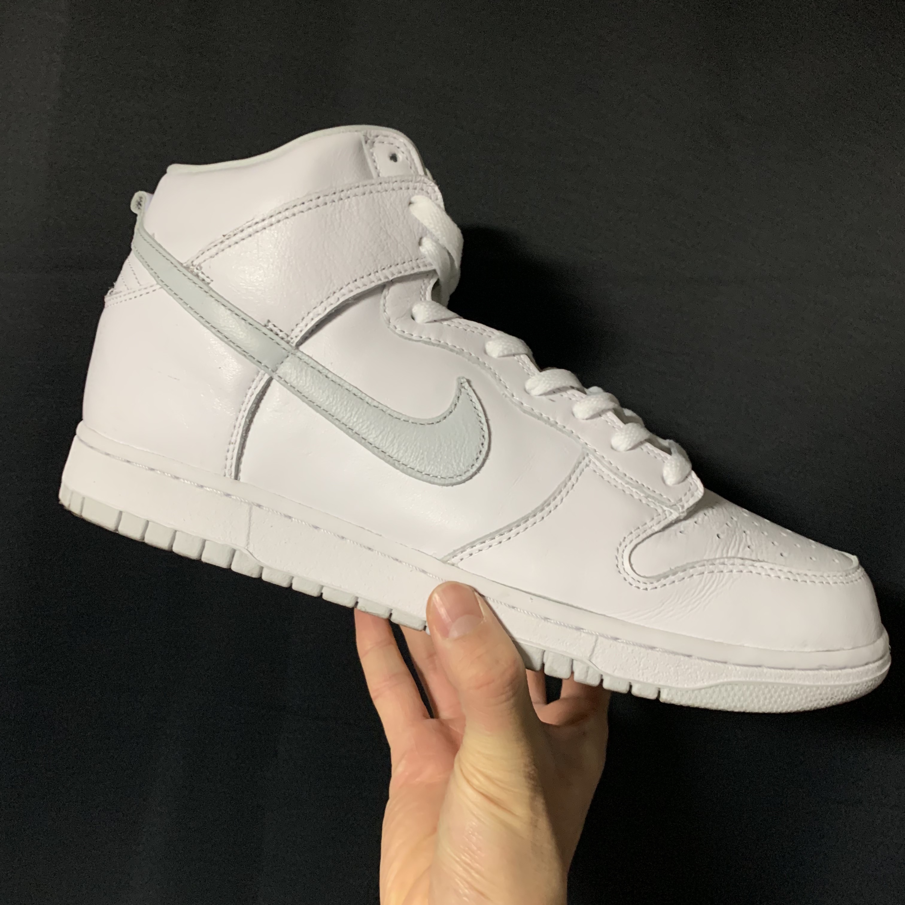 Nike Dunk High SP Pure Platinum 착용 스타일