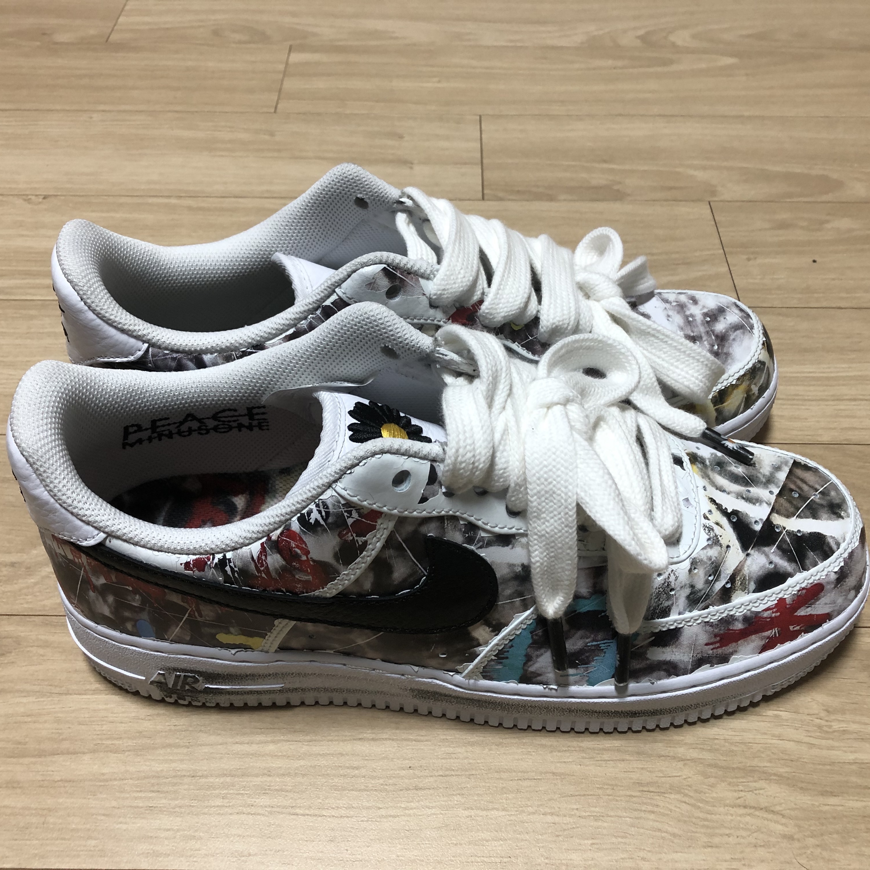Nike x Peaceminusone Air Force 1 Low Para-Noise 2.0 착용 스타일 - 1