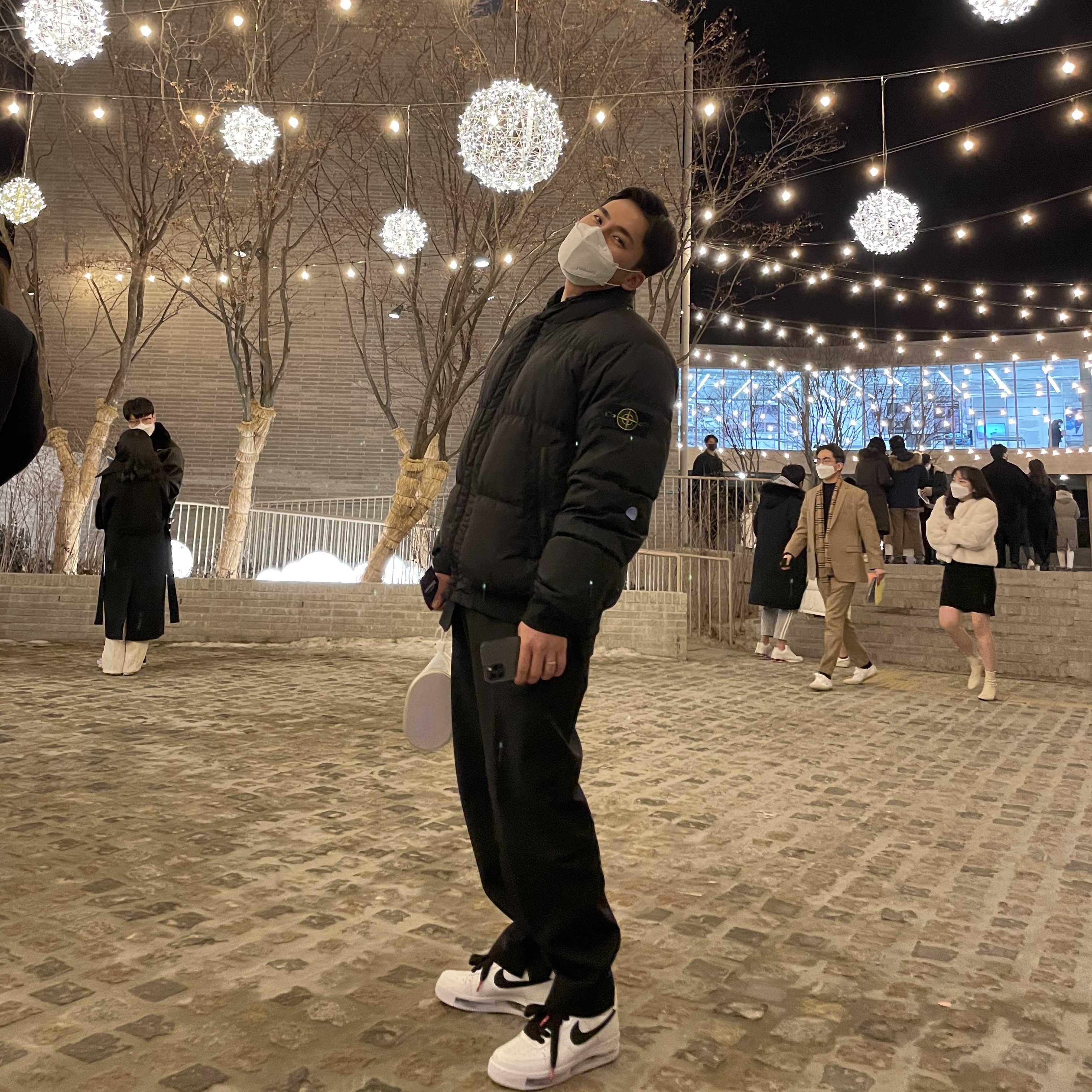 Nike x Peaceminusone Air Force 1 Low Para-Noise 2.0 착용 스타일