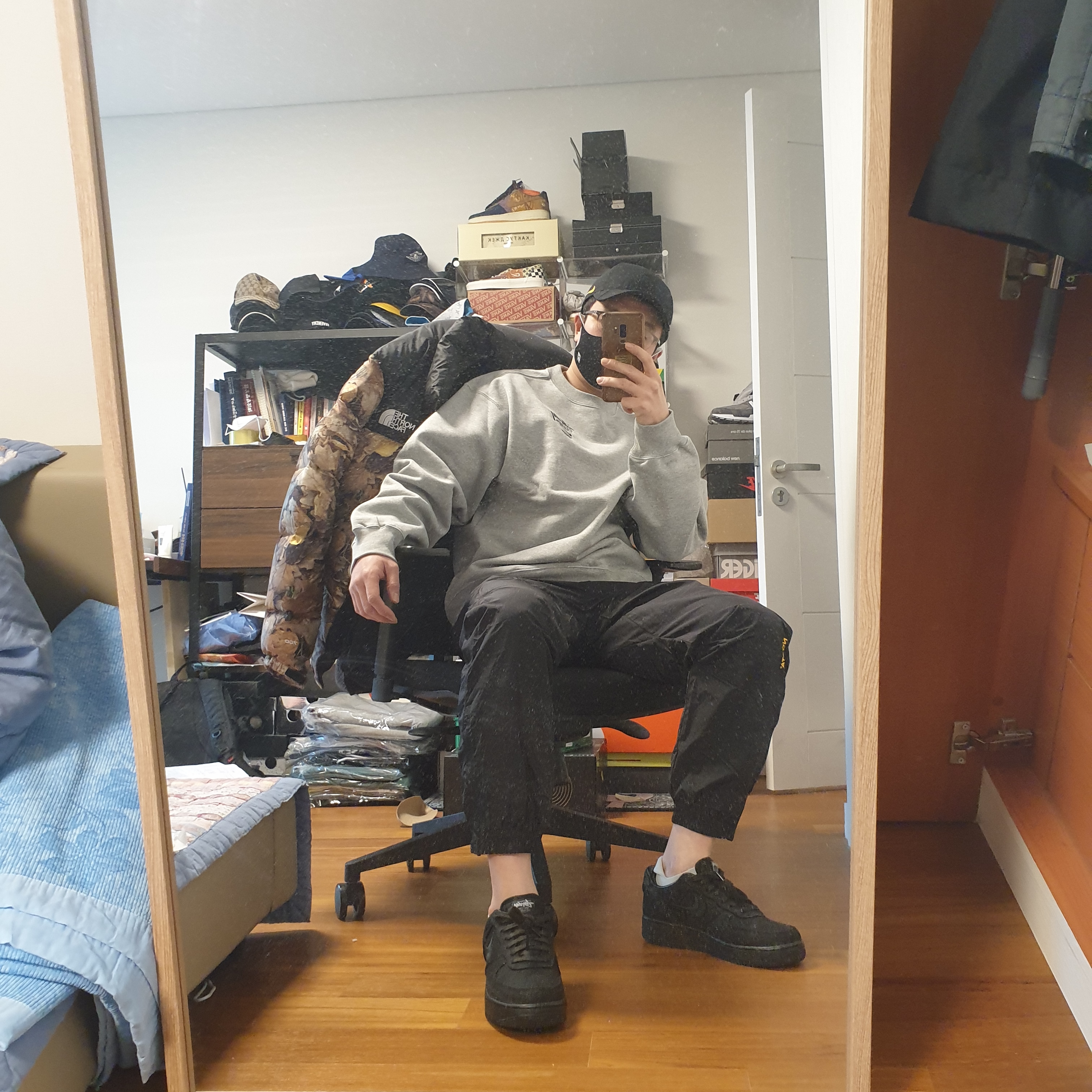 Nike x Drake Nocta Essential Cap Black, Nike x Drake Nocta Essential Track Pants Black - US/EU 착용 스타일 - 2