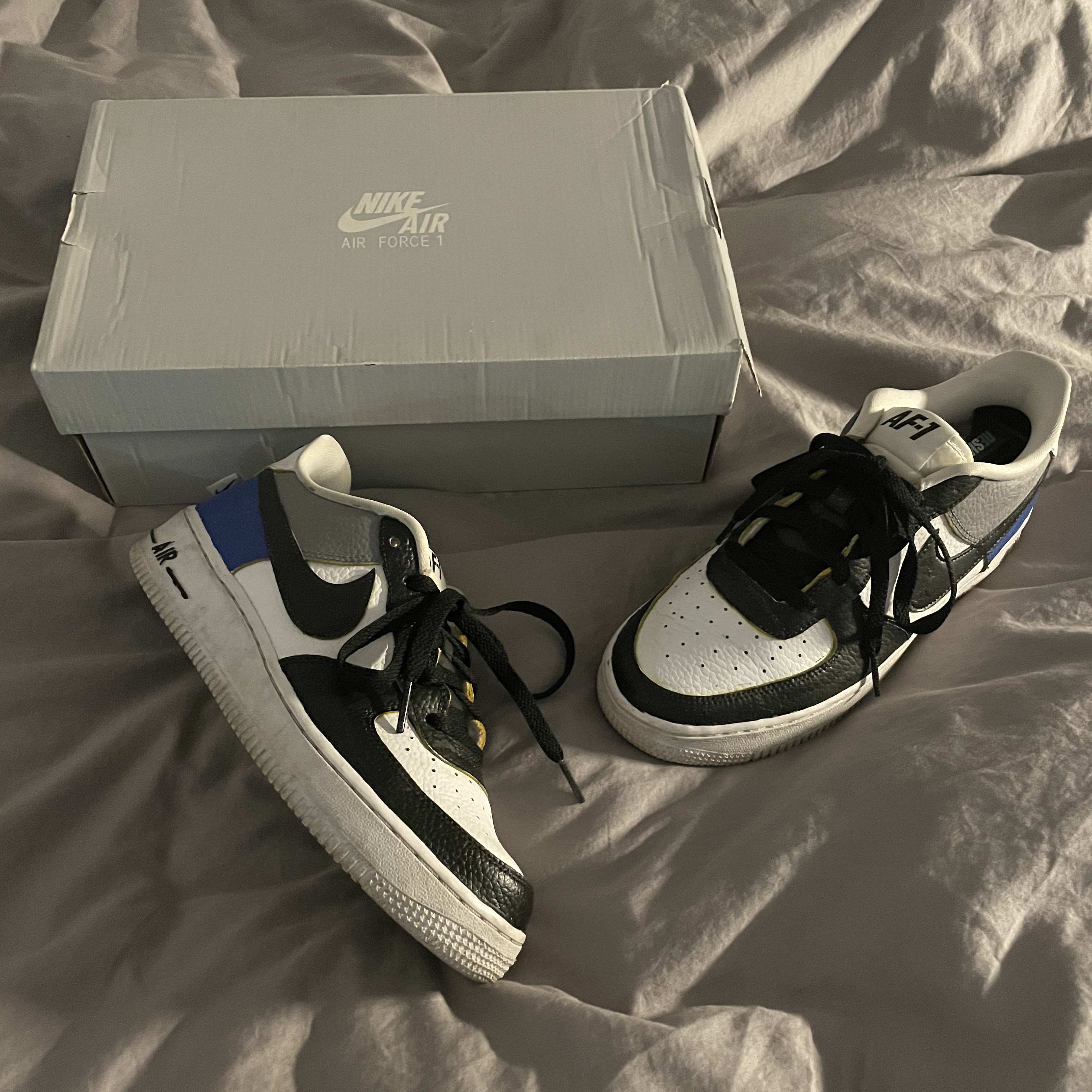 Nike Air Force 1 Low White Black 2020 착용 스타일