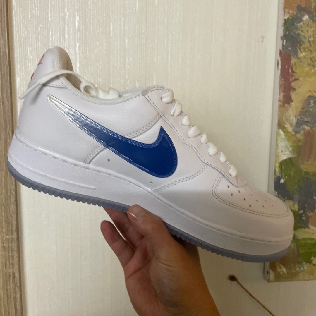 Nike x Kith Air Force 1 Low NYC White 착용 스타일 - 2