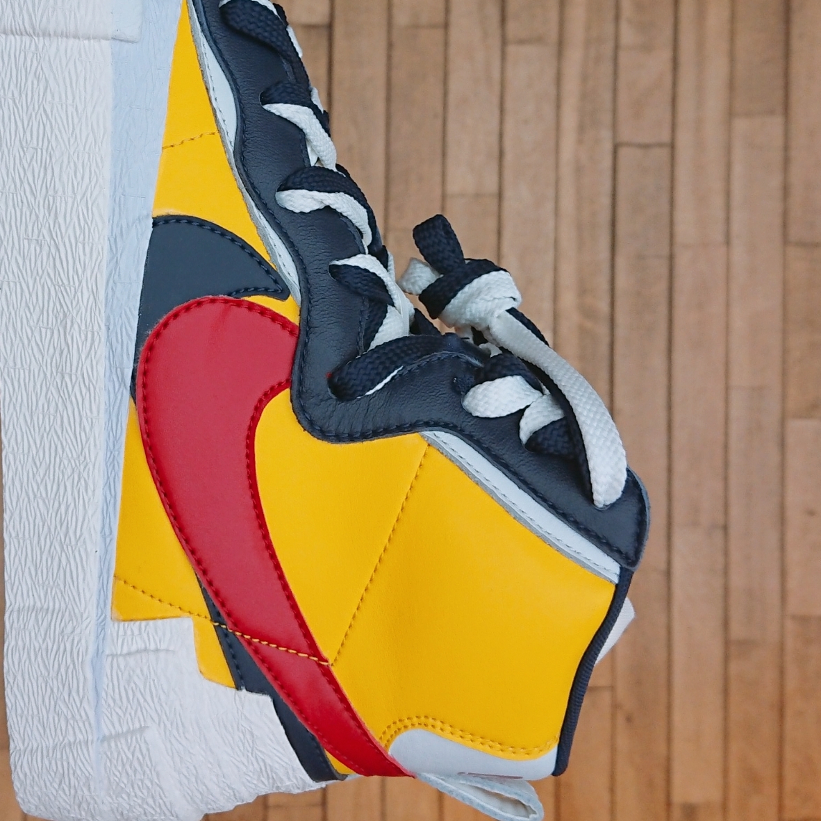 Nike x Sacai Blazer Mid Snow Beach 착용 스타일