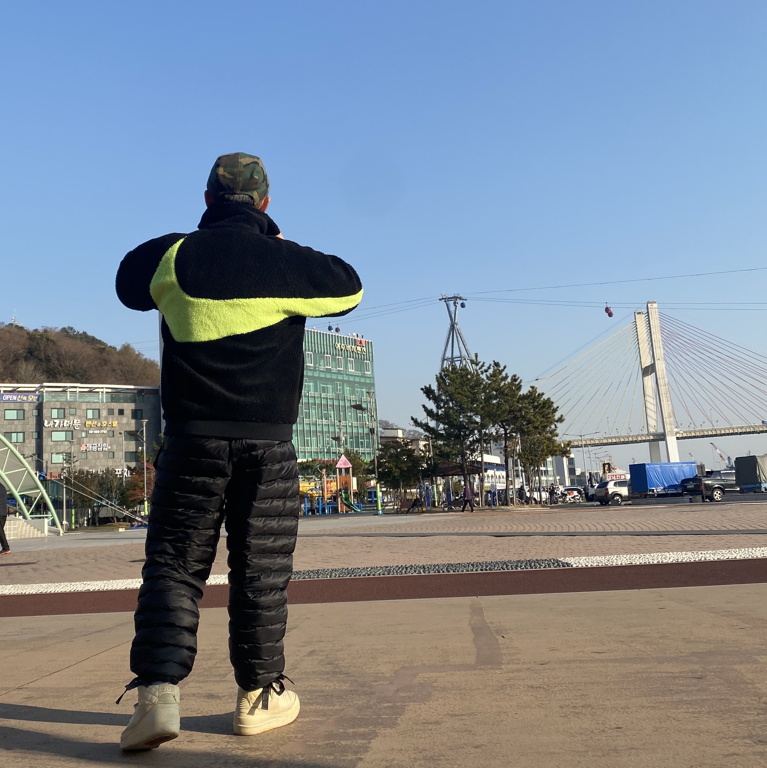 Jordan 2 Retro Just Don Beach, Nike x Stussy Insultd Pants Black - Asia 착용 스타일 - 2