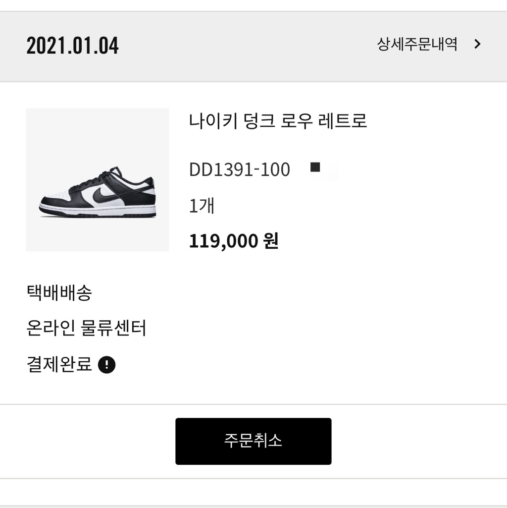 Nike Dunk Low Retro Black 착용 스타일