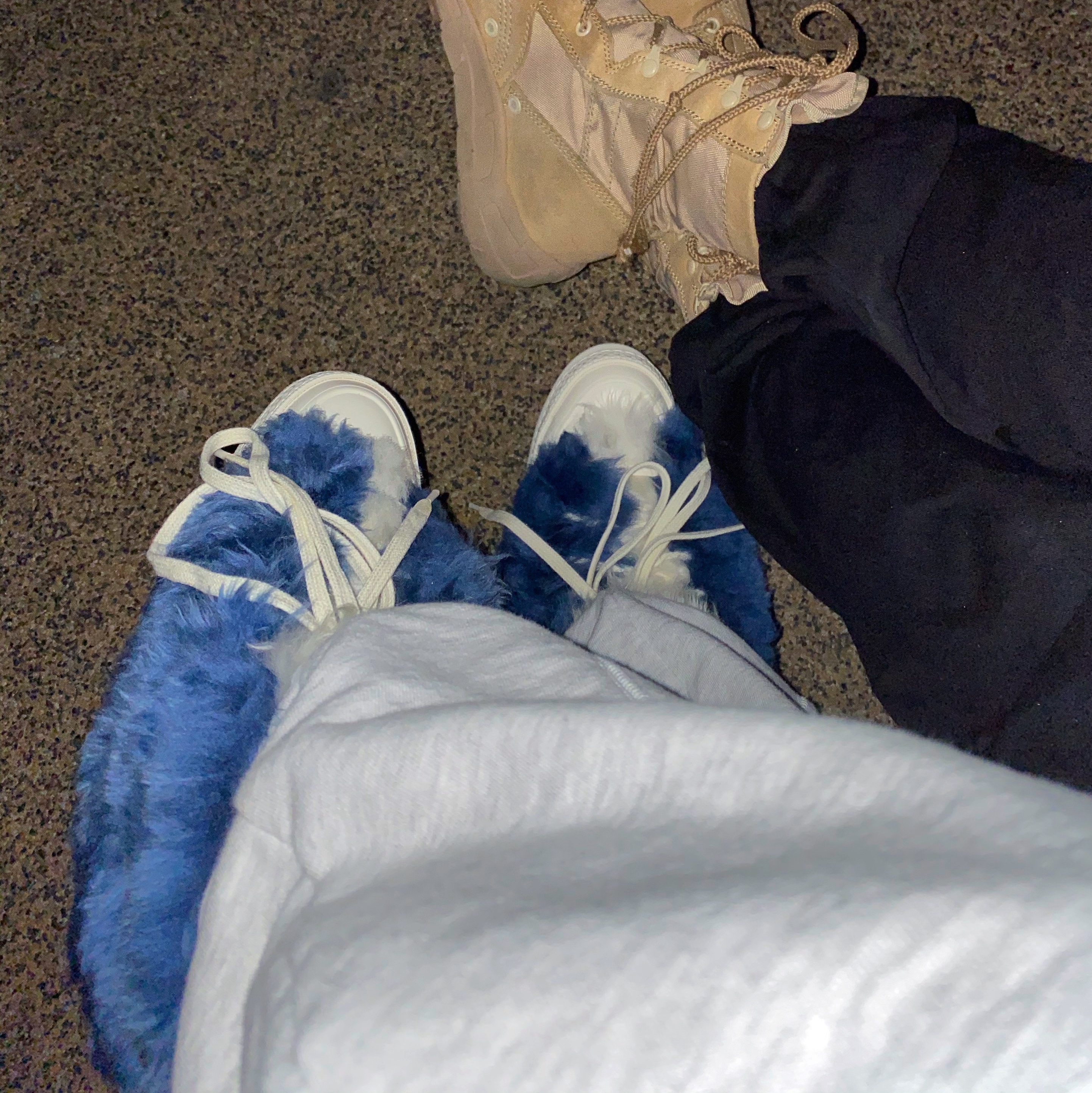 Converse x Ambush Chuck 70 Fuzzy Navy Blue 착용 스타일