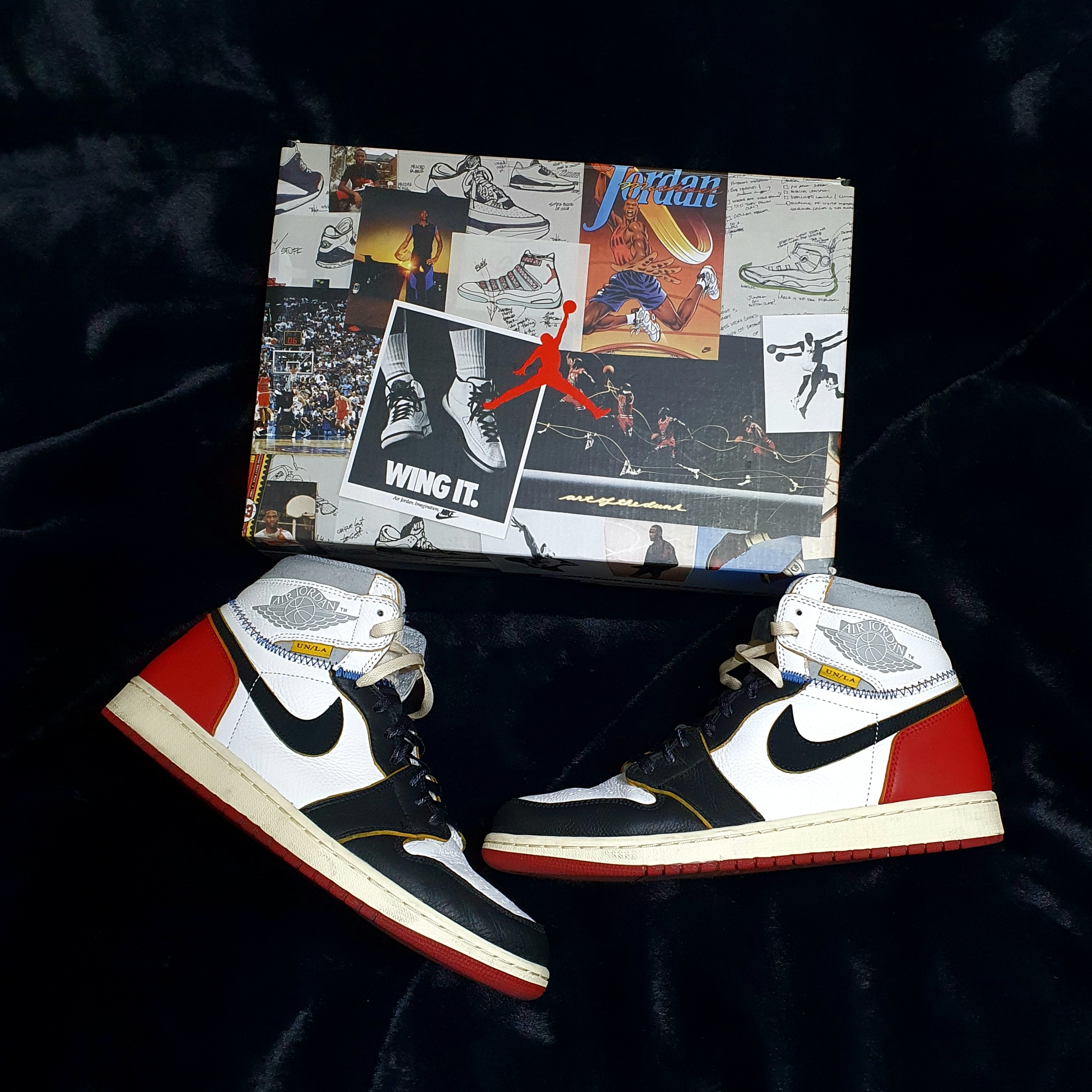 Jordan 1 x Union Retro High Black Toe 착용 스타일