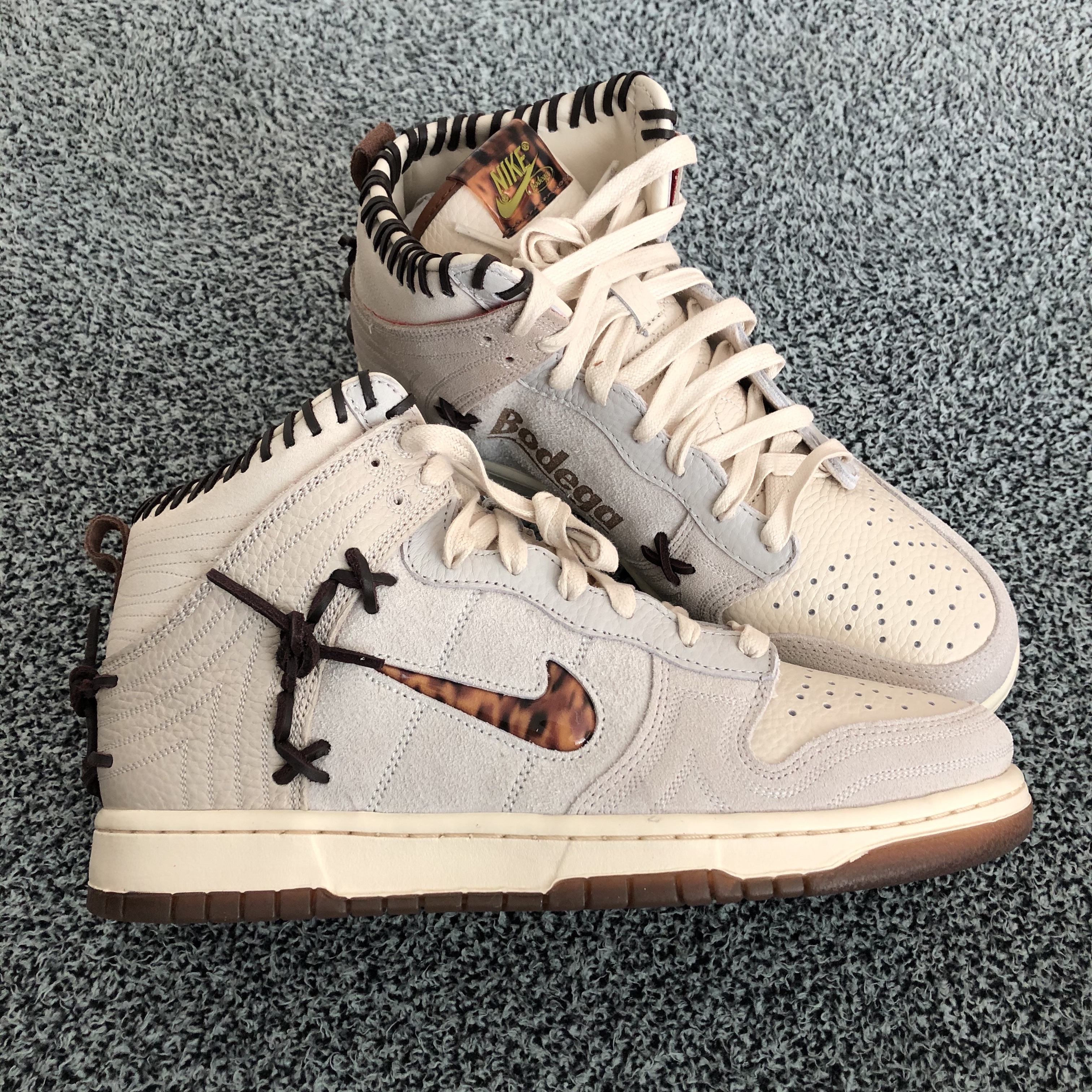 Nike x Bodega Dunk High Sail Multi (Friends & Family) 착용 스타일