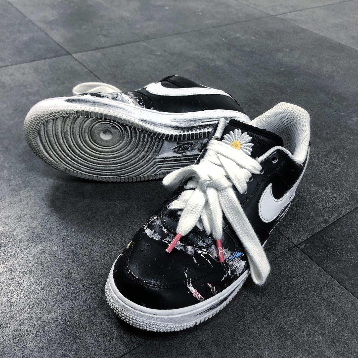 Nike x Peaceminusone Air Force 1 Low Para-Noise 착용 스타일