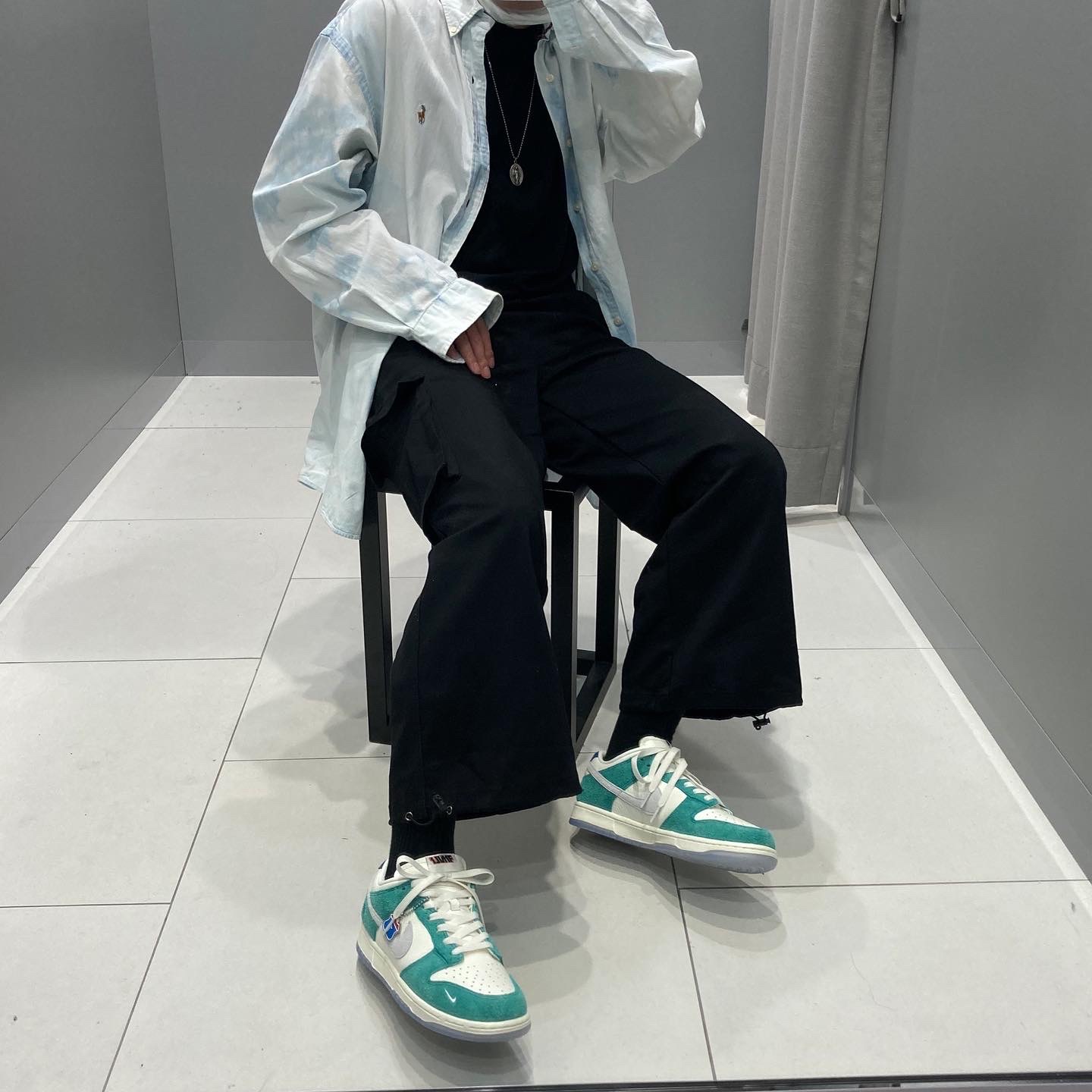 Nike x Kasina Dunk Low Road Sign - Kasina Exclusive 착용 스타일 - 1