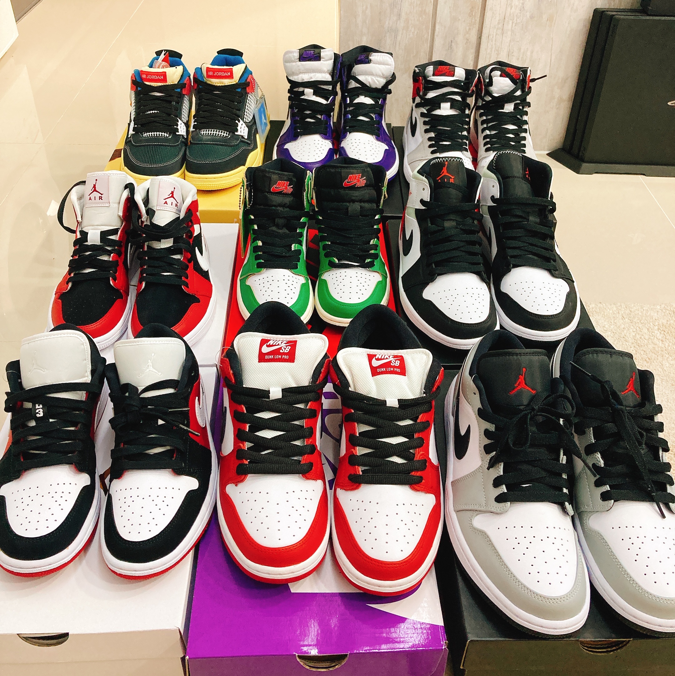 Jordan 1 Retro High OG Light Smoke Grey, Jordan 1 Low Light Smoke Grey 착용 스타일