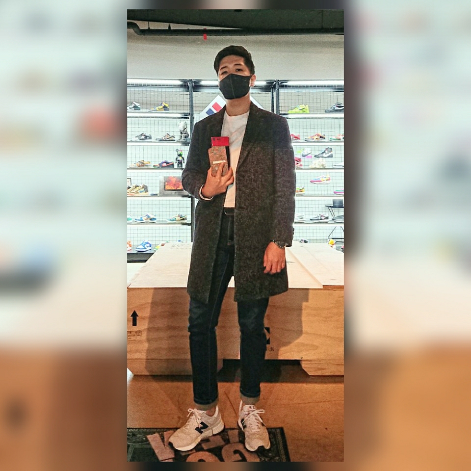 New Balance x Tokyo Design Studio R_C 1300 Summer Fog 착용 스타일