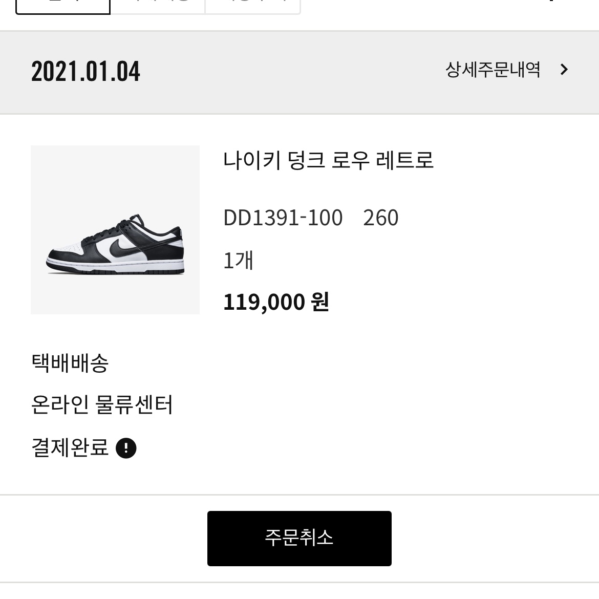 Nike Dunk Low Retro Black 착용 스타일