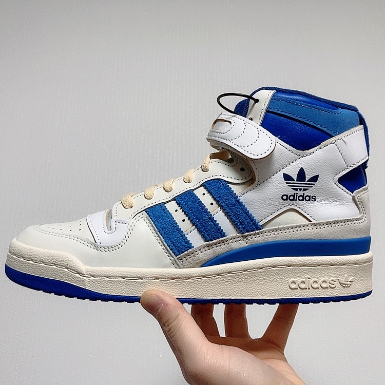 Adidas OG Forum 84 High Blue Thread 착용 스타일 - 1